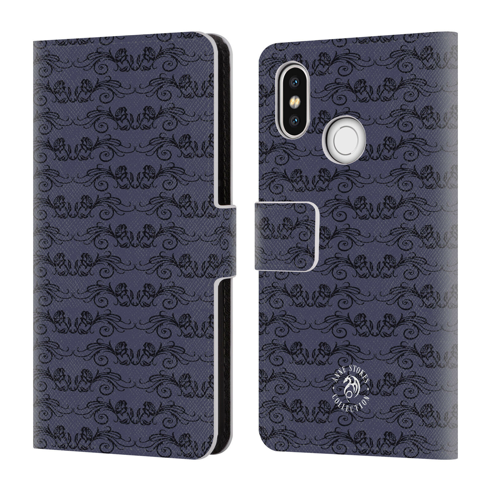 

OFFICIAL ANNE STOKES DARK HEARTS LEATHER BOOK WALLET CASE FOR XIAOMI PHONES