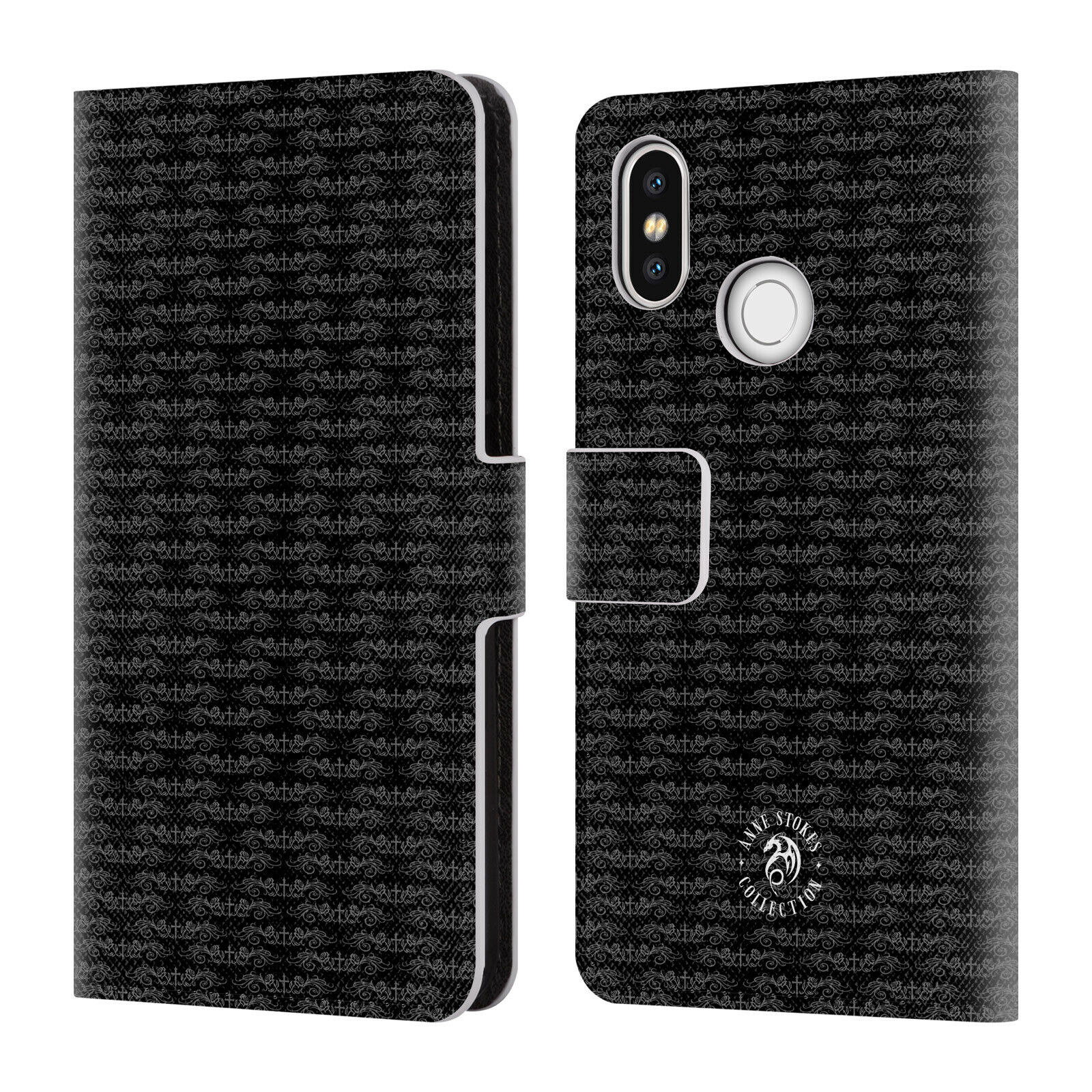 

OFFICIAL ANNE STOKES DARK HEARTS LEATHER BOOK WALLET CASE FOR XIAOMI PHONES
