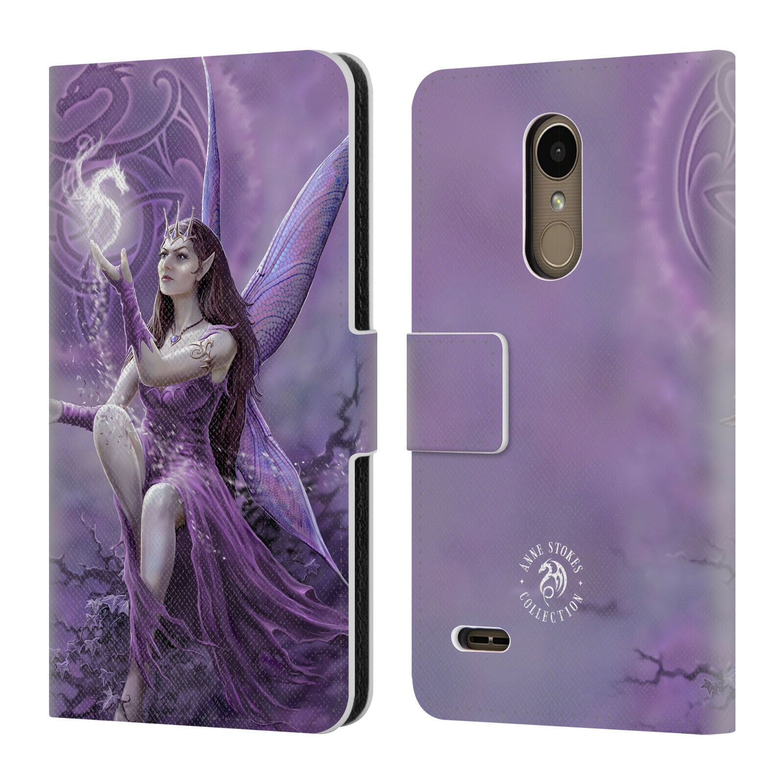 

OFFICIAL ANNE STOKES FAIRIES LEATHER BOOK WALLET CASE COVER FOR LG PHONES 1