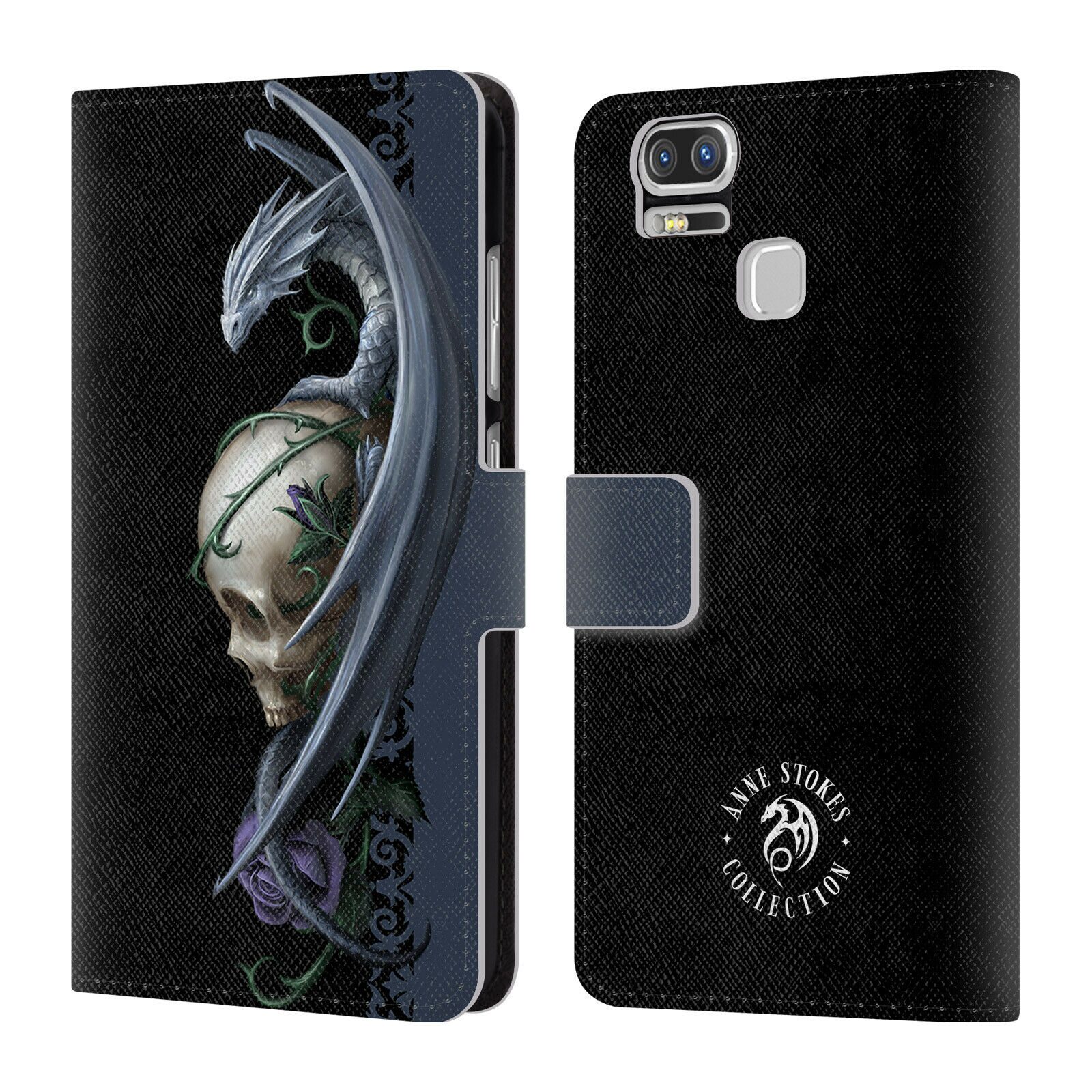 

OFFICIAL ANNE STOKES DRAGONS 2 LEATHER BOOK WALLET CASE FOR ASUS ZENFONE PHONES
