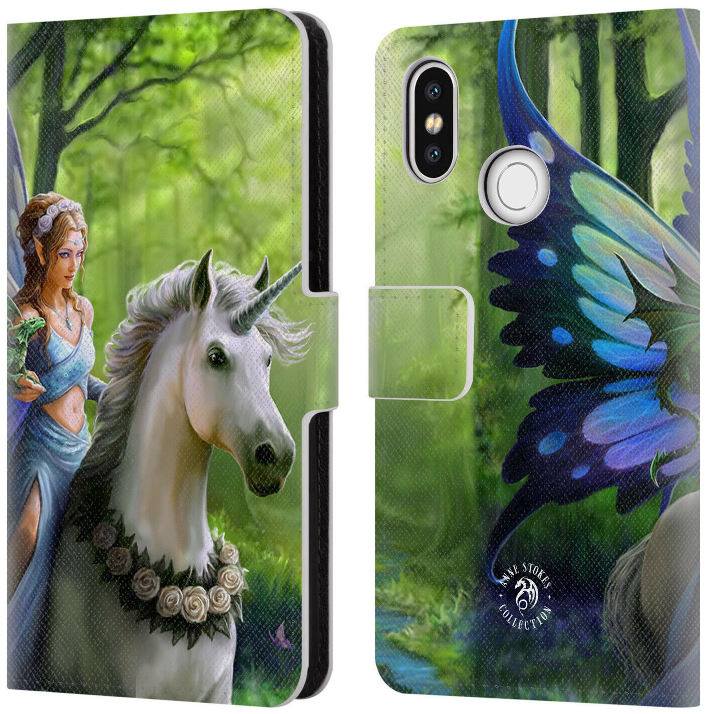 

OFFICIAL ANNE STOKES MYTHICAL CREATURES LEATHER BOOK CASE FOR XIAOMI PHONES
