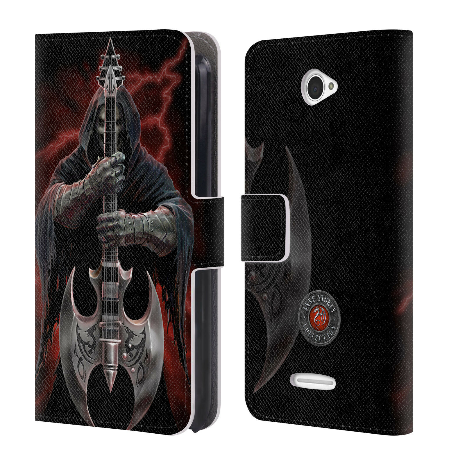

OFFICIAL ANNE STOKES TRIBAL LEATHER BOOK WALLET CASE COVER FOR SONY PHONES 2