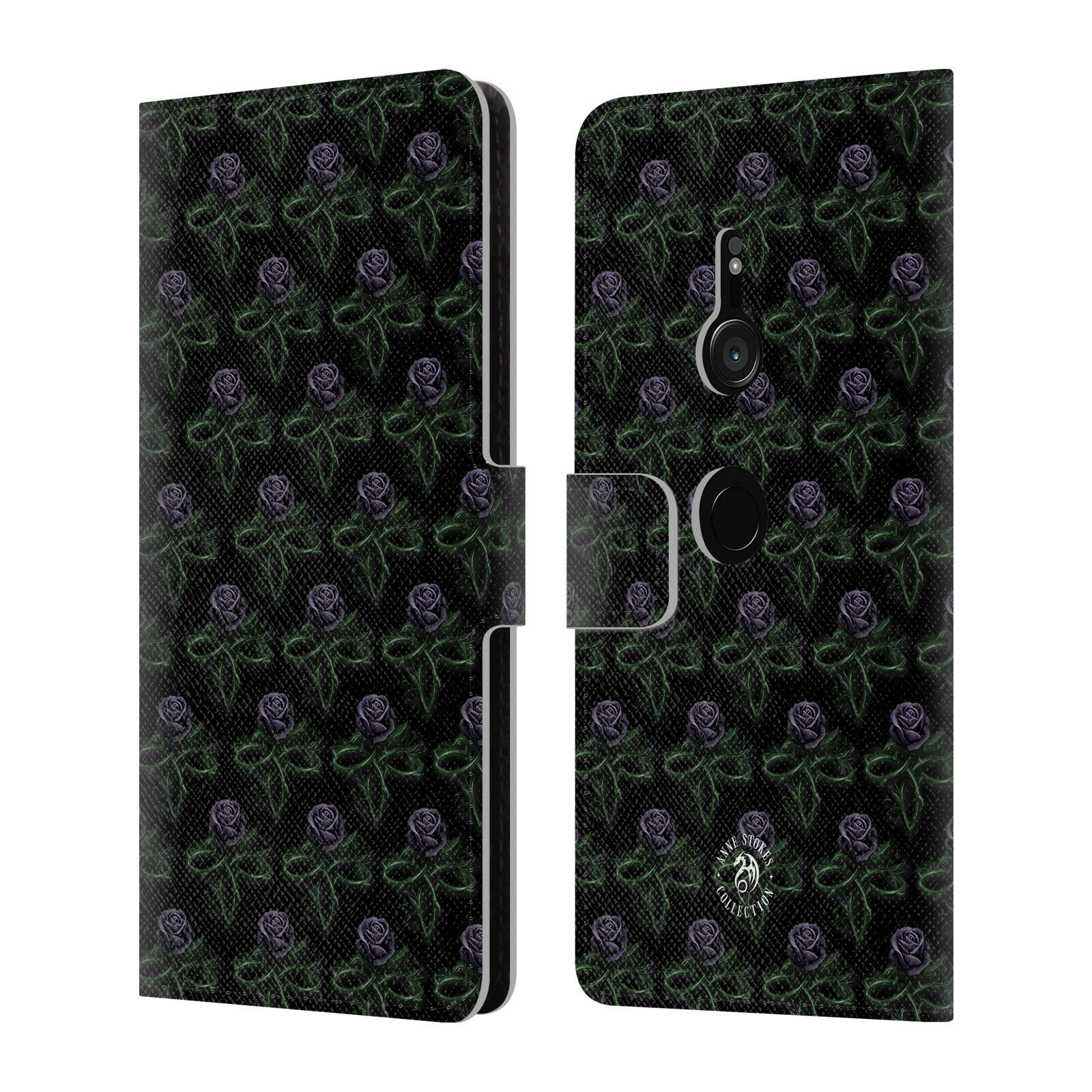 

OFFICIAL ANNE STOKES MOTIF PATTERNS LEATHER BOOK WALLET CASE FOR SONY PHONES 1