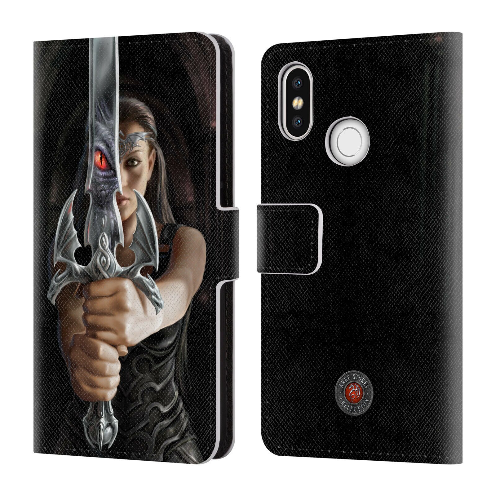 

OFFICIAL ANNE STOKES DRAGONS 3 LEATHER BOOK WALLET CASE COVER FOR XIAOMI PHONES