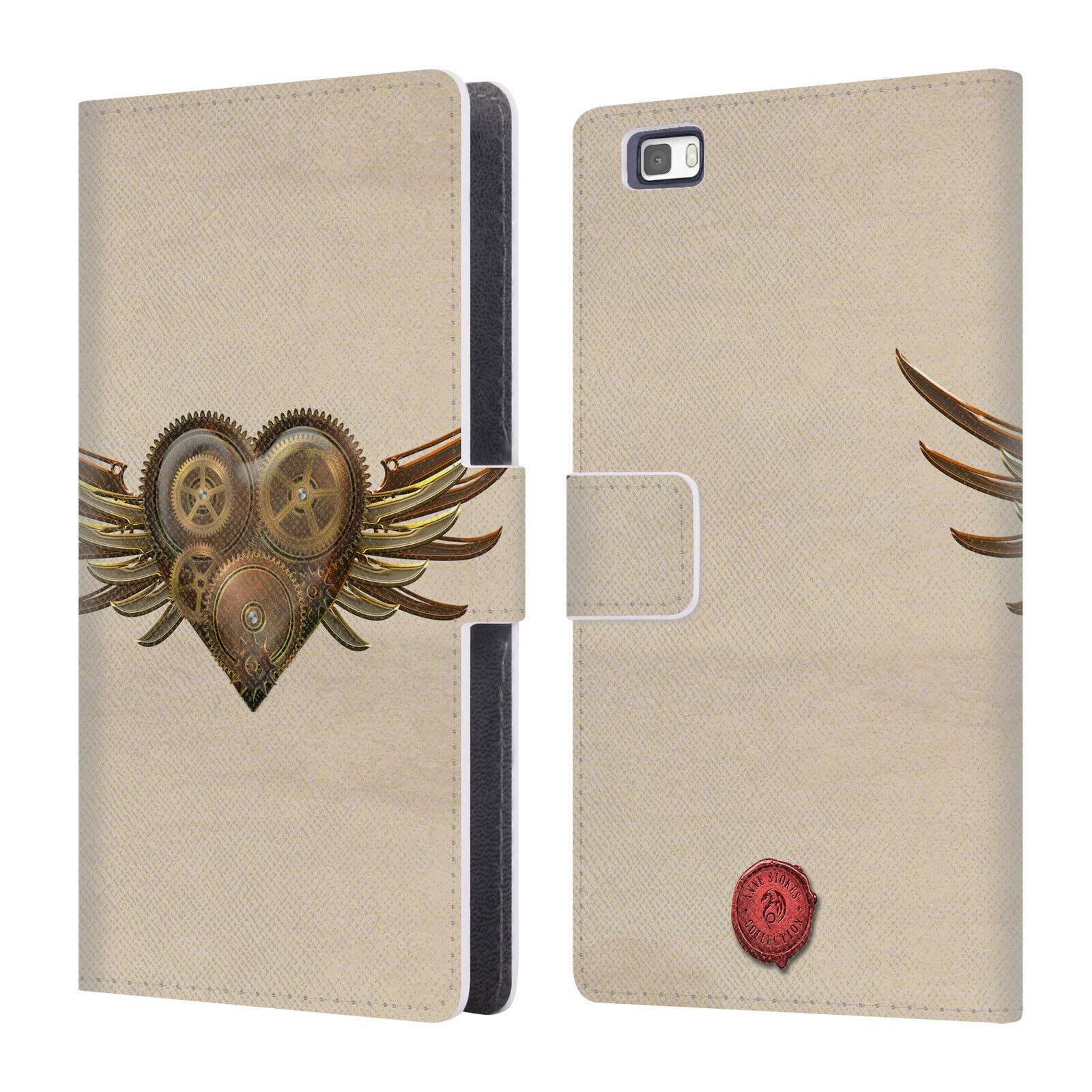 

OFFICIAL ANNE STOKES STEAMPUNK LEATHER BOOK WALLET CASE FOR HUAWEI PHONES 2