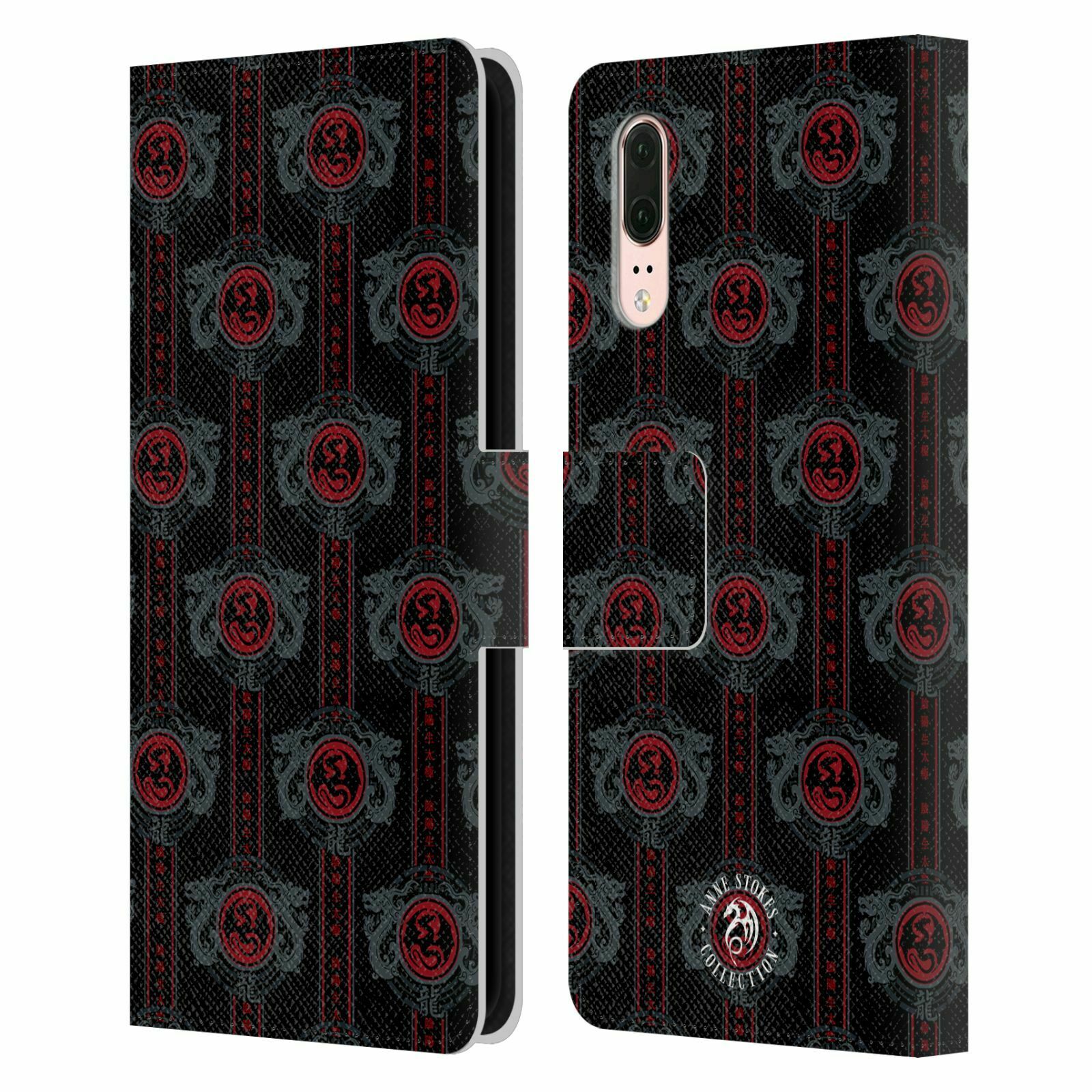 

OFFICIAL ANNE STOKES MOTIF PATTERNS LEATHER BOOK WALLET CASE FOR HUAWEI PHONES
