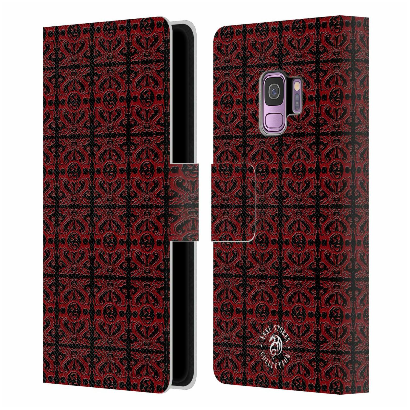 

OFFICIAL ANNE STOKES MOTIF PATTERNS LEATHER BOOK CASE FOR SAMSUNG PHONES 1