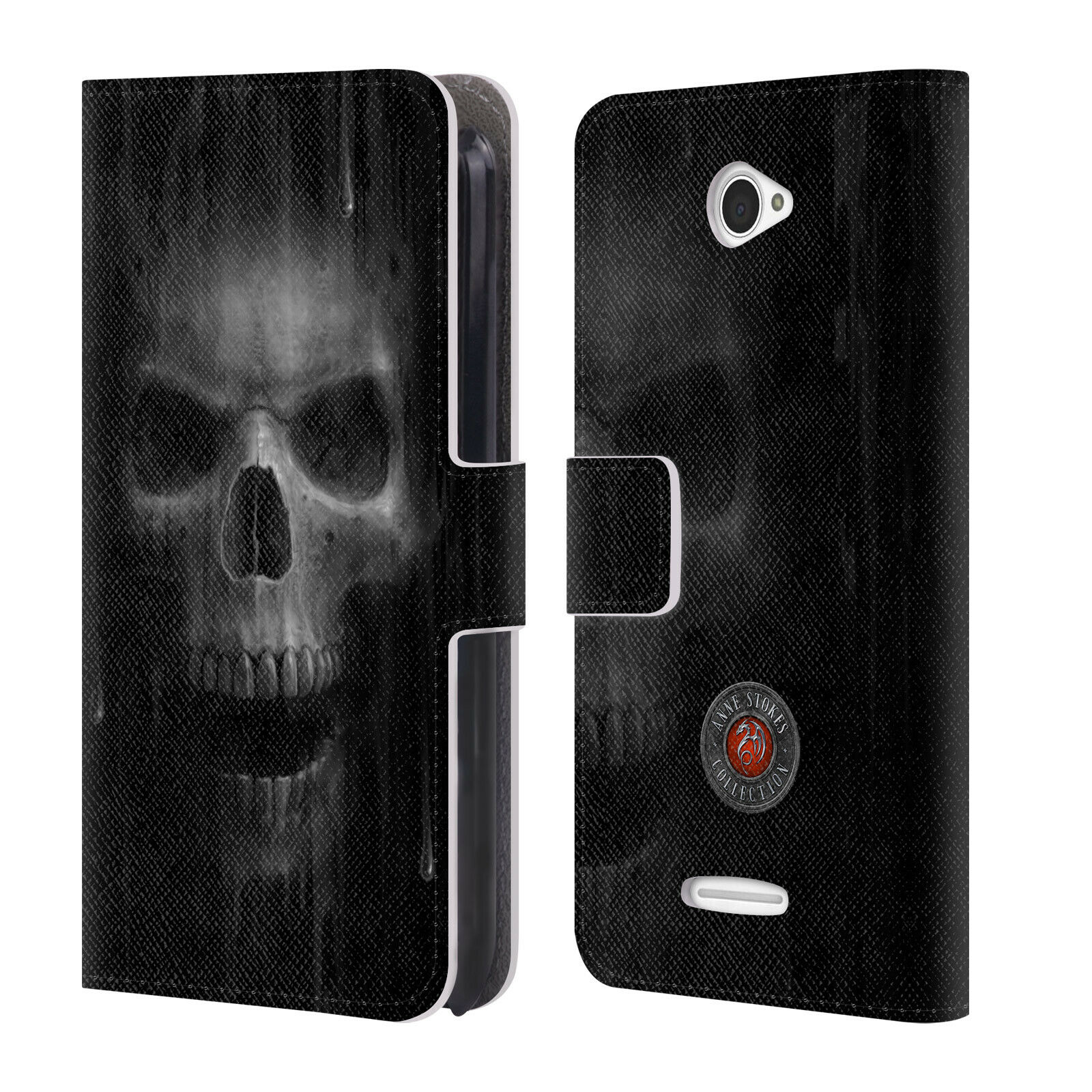 

OFFICIAL ANNE STOKES TRIBAL LEATHER BOOK WALLET CASE COVER FOR SONY PHONES 2