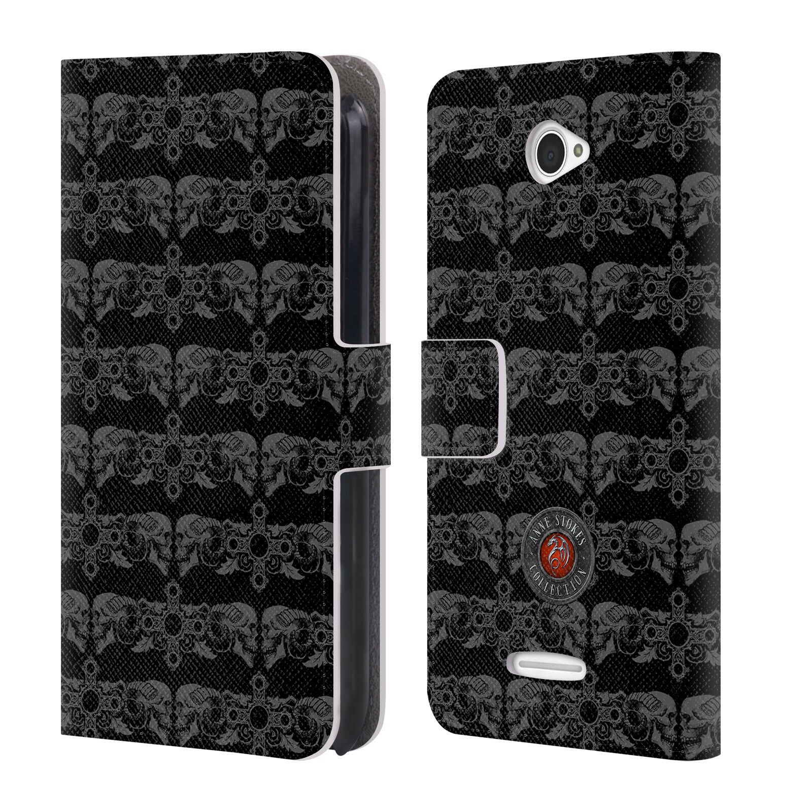 

OFFICIAL ANNE STOKES TRIBAL LEATHER BOOK WALLET CASE COVER FOR SONY PHONES 2