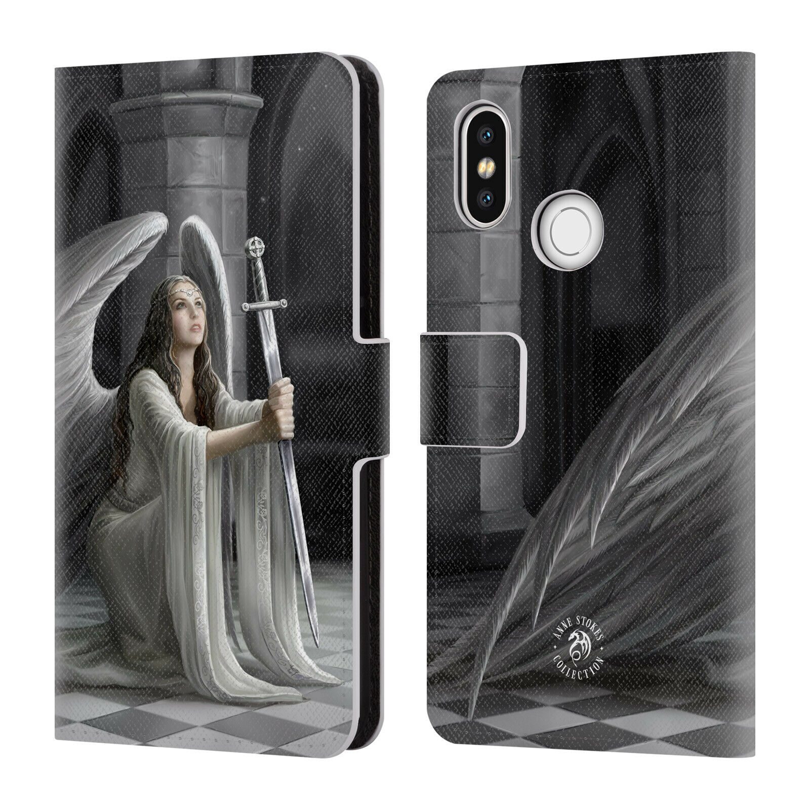 

OFFICIAL ANNE STOKES ANGELS LEATHER BOOK WALLET CASE COVER FOR XIAOMI PHONES