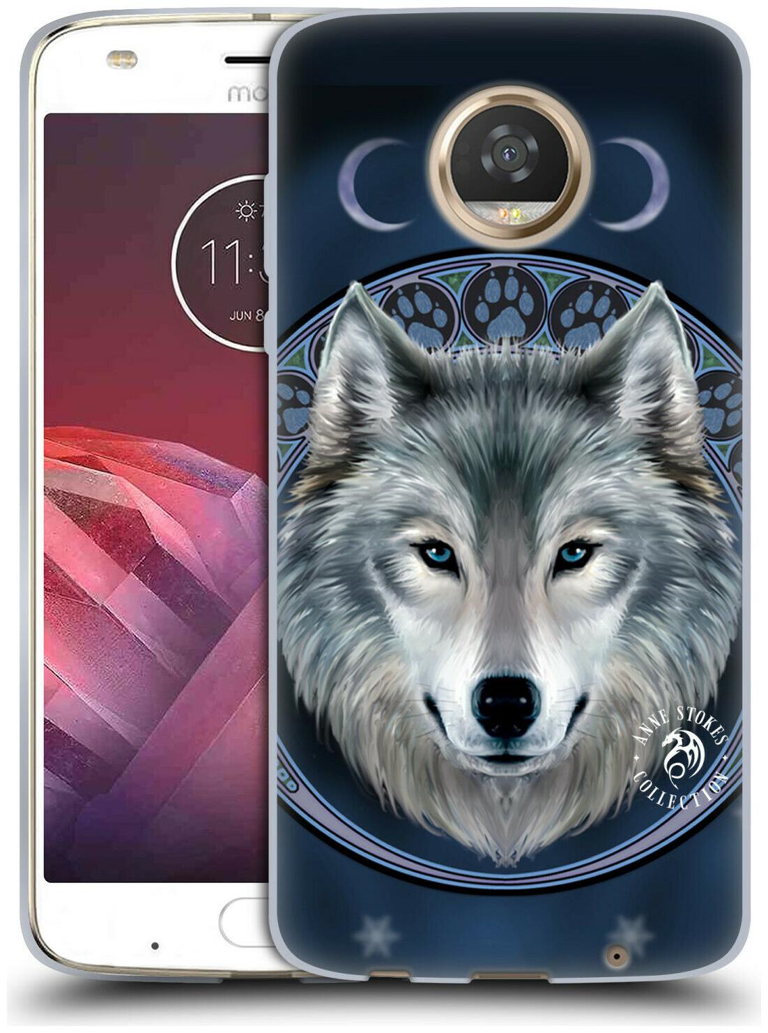 

OFFICIAL ANNE STOKES WOLVES GEL CASE FOR MOTOROLA PHONES