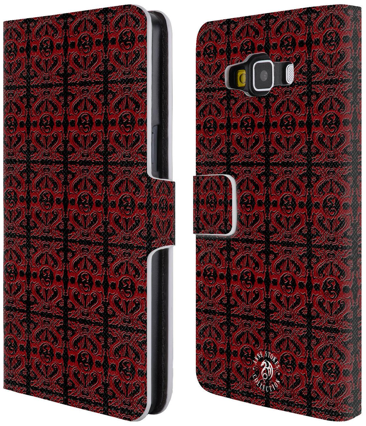 

OFFICIAL ANNE STOKES MOTIF PATTERNS LEATHER BOOK CASE FOR SAMSUNG PHONES 2
