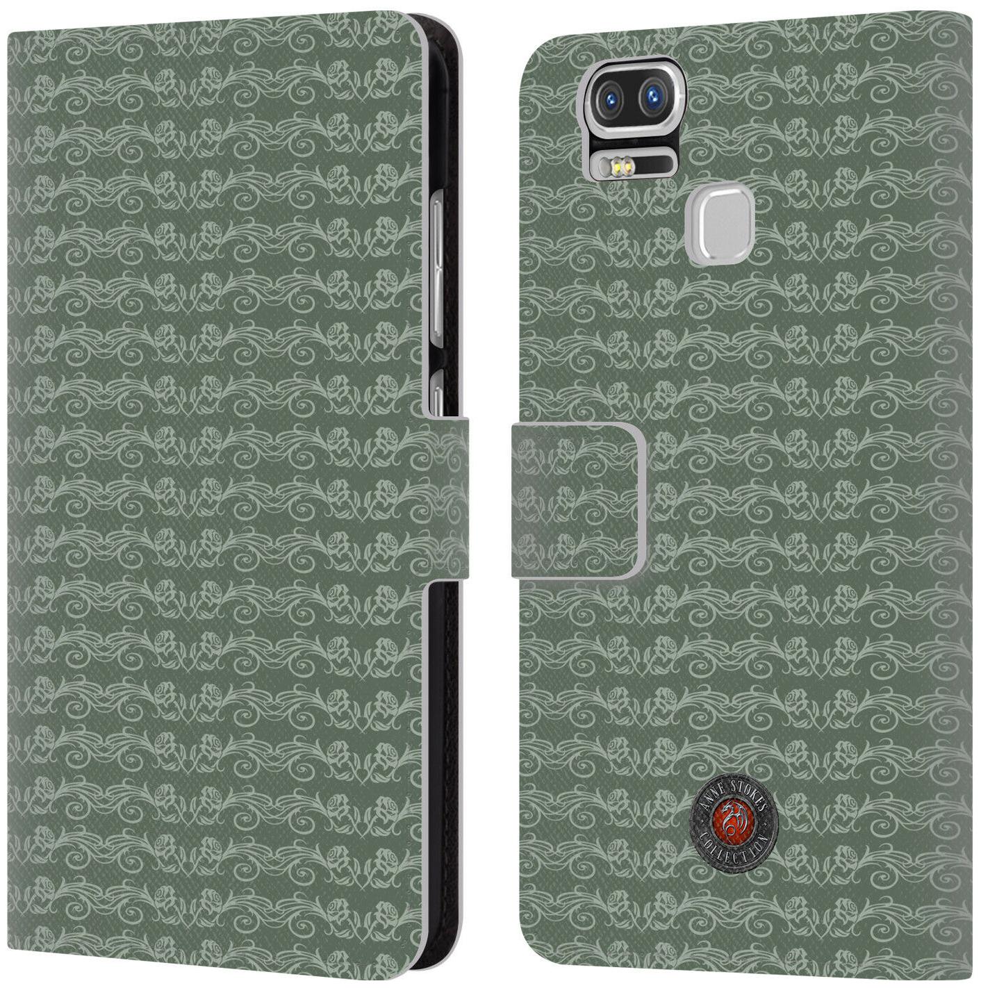 

OFFICIAL ANNE STOKES MOTIF PATTERNS LEATHER BOOK CASE FOR ASUS ZENFONE PHONES
