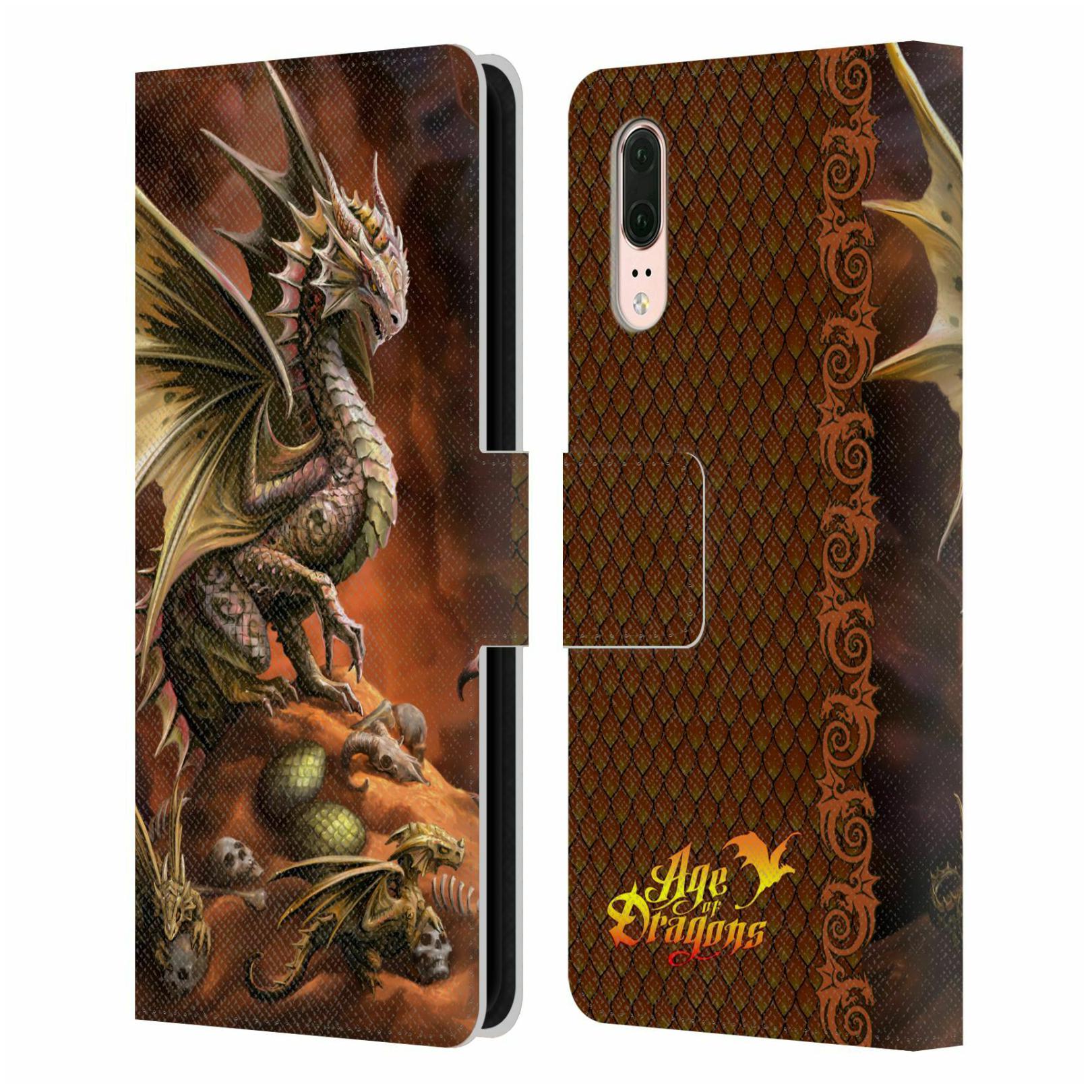 

OFFICIAL ANNE STOKES AGE OF DRAGONS LEATHER BOOK WALLET CASE FOR HUAWEI PHONES