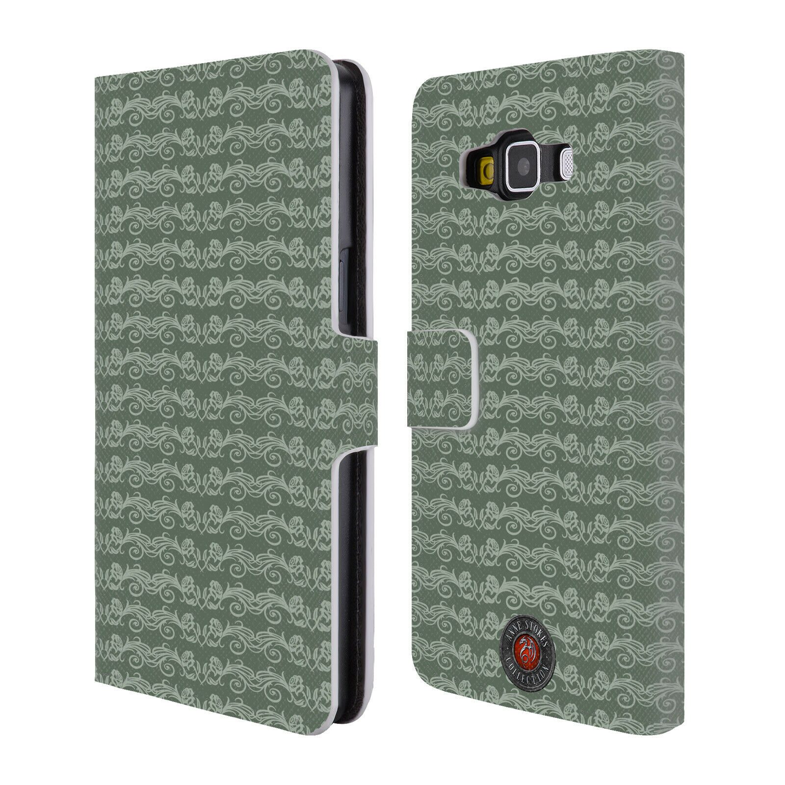 

OFFICIAL ANNE STOKES MOTIF PATTERNS LEATHER BOOK CASE FOR SAMSUNG PHONES 2