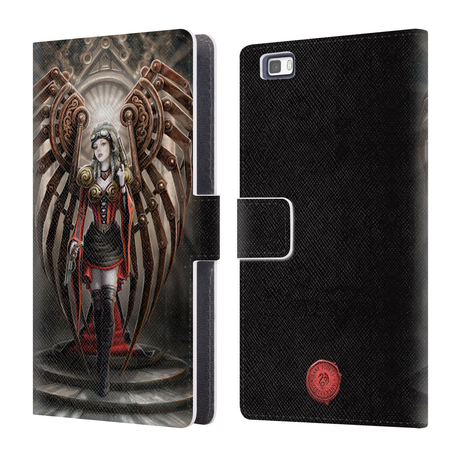 

OFFICIAL ANNE STOKES STEAMPUNK LEATHER BOOK WALLET CASE FOR HUAWEI PHONES 2