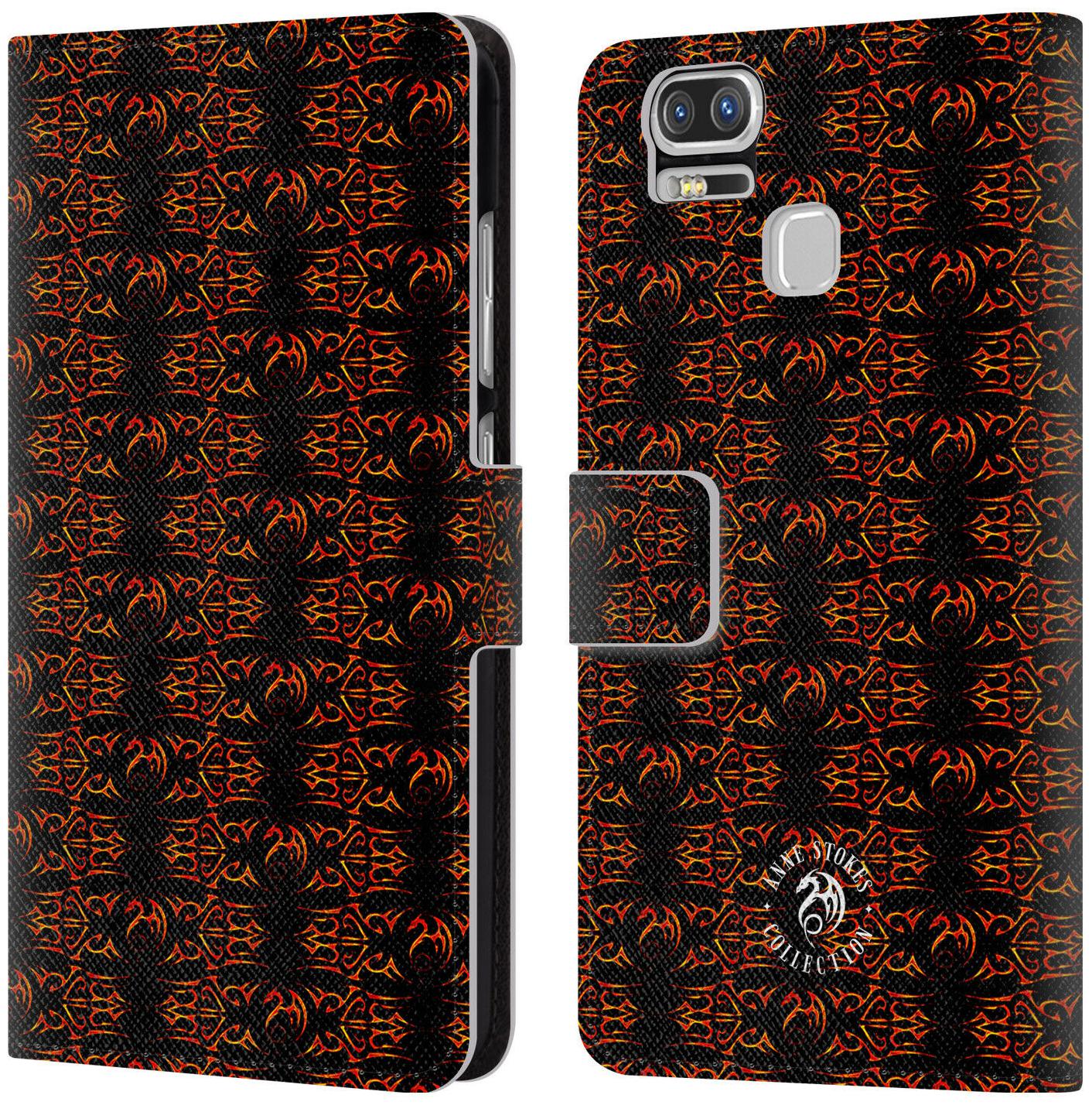 

OFFICIAL ANNE STOKES FIRE TRIBAL LEATHER BOOK CASE FOR ASUS ZENFONE PHONES