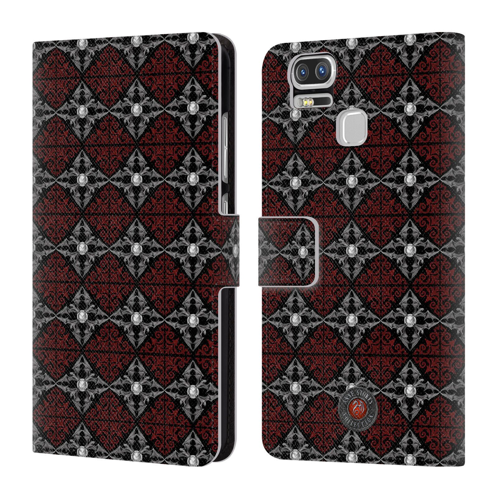 

OFFICIAL ANNE STOKES GOTHIC LEATHER BOOK WALLET CASE FOR ASUS ZENFONE PHONES