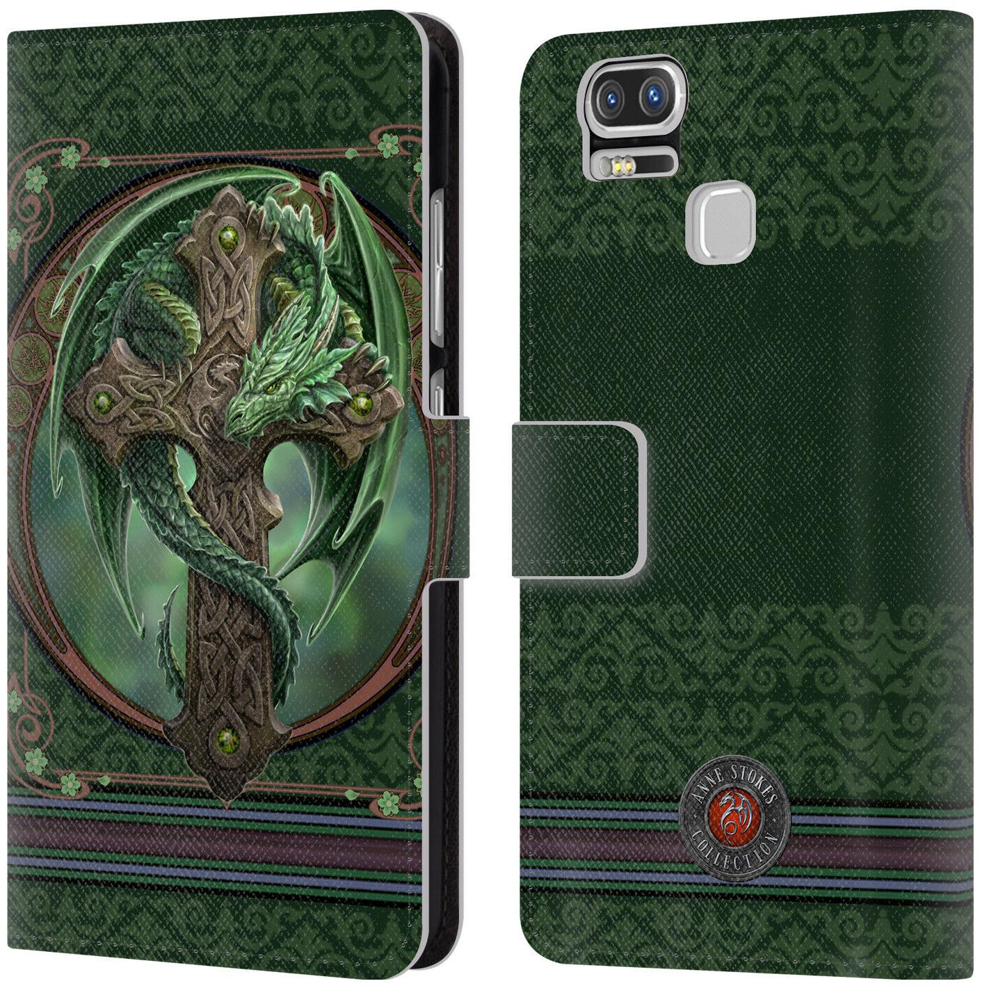 

OFFICIAL ANNE STOKES DRAGONS LEATHER BOOK WALLET CASE FOR ASUS ZENFONE PHONES