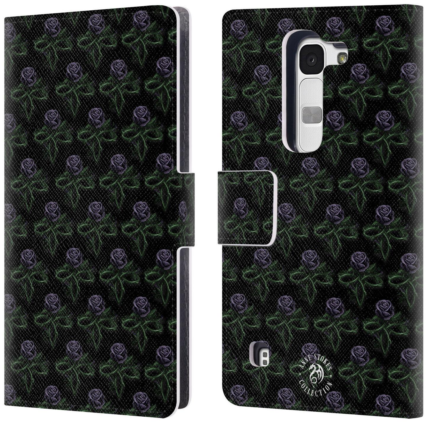 

OFFICIAL ANNE STOKES MOTIF PATTERNS LEATHER BOOK WALLET CASE FOR LG PHONES 2