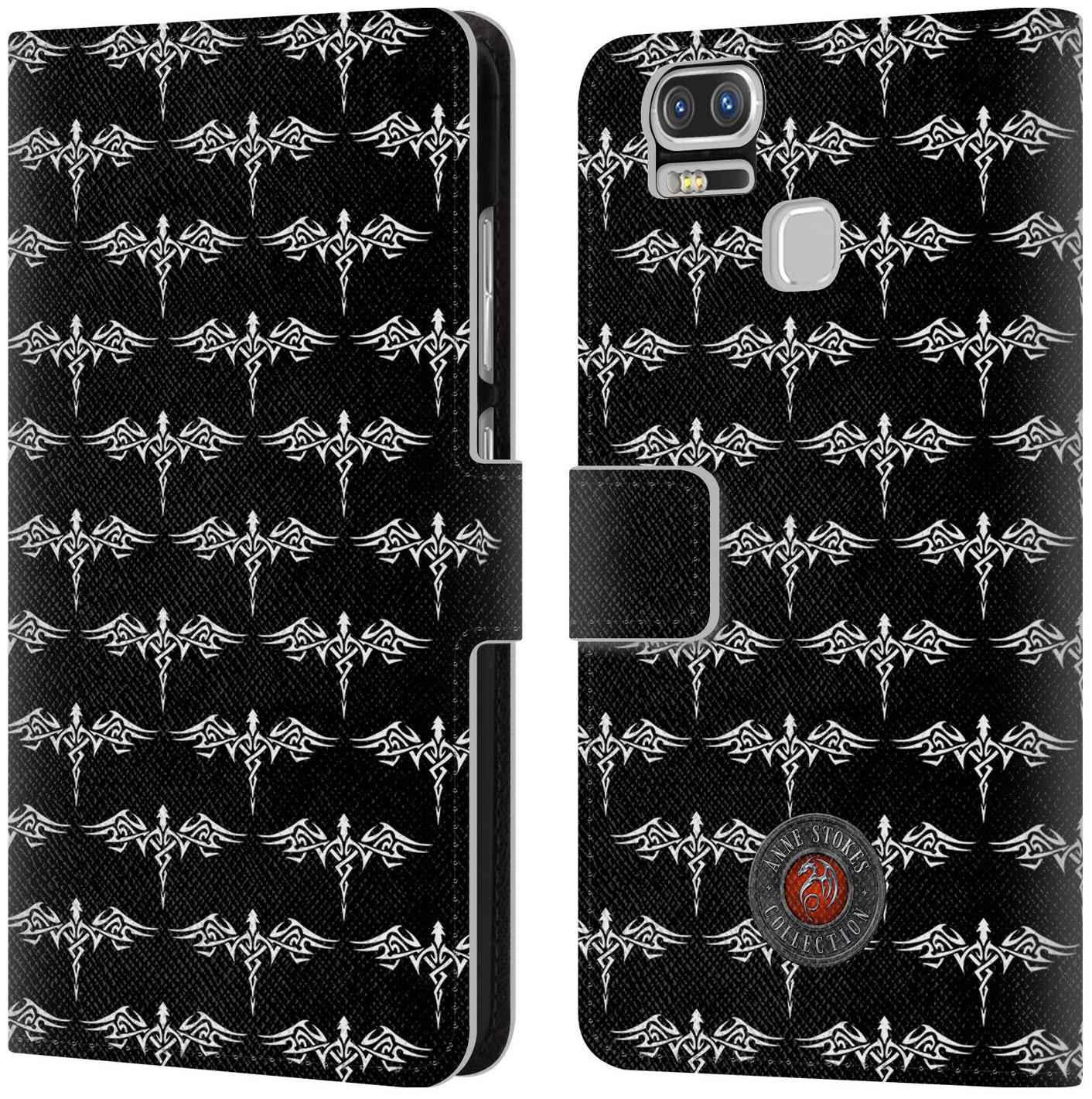 

OFFICIAL ANNE STOKES FIRE TRIBAL LEATHER BOOK CASE FOR ASUS ZENFONE PHONES
