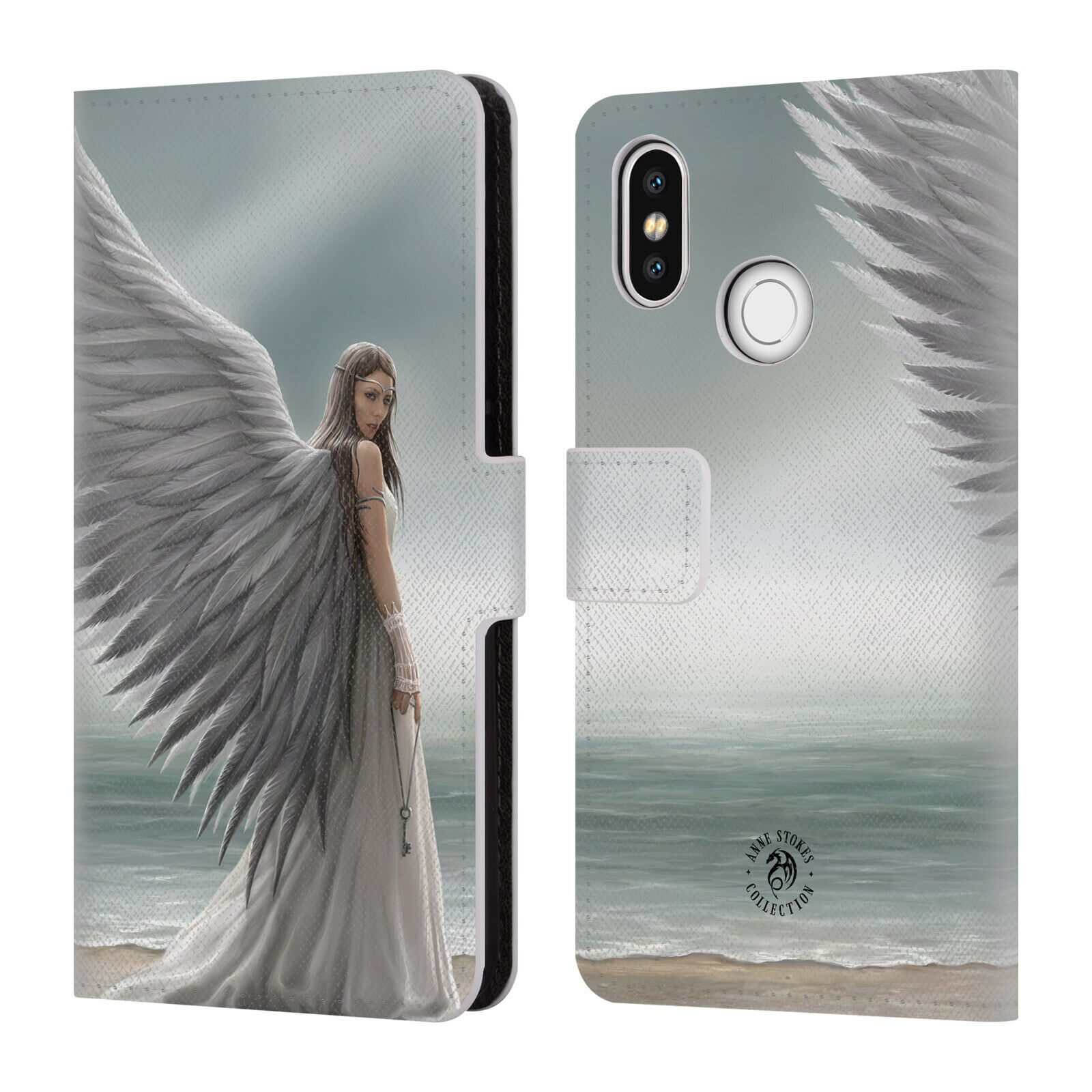 

OFFICIAL ANNE STOKES ANGELS LEATHER BOOK WALLET CASE COVER FOR XIAOMI PHONES