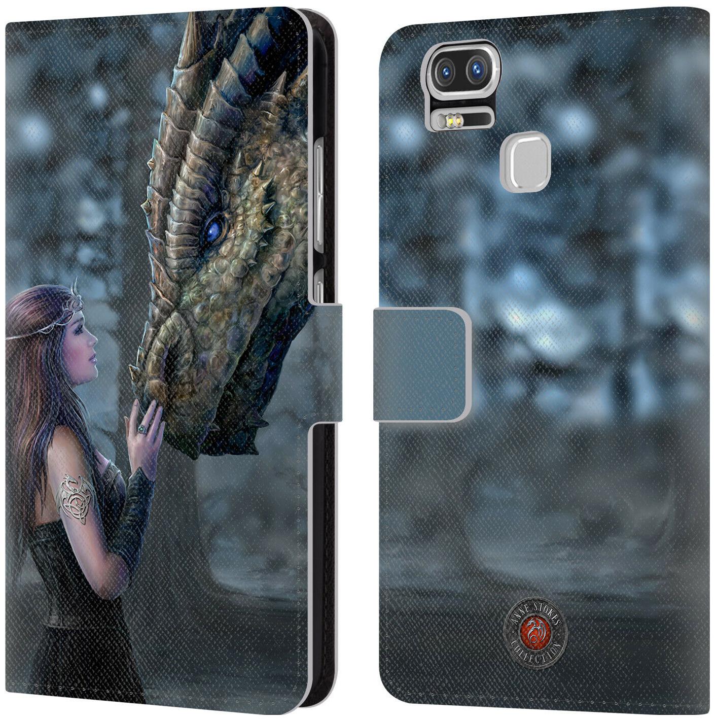 

OFFICIAL ANNE STOKES DRAGON FRIENDSHIP LEATHER BOOK CASE FOR ASUS ZENFONE PHONES