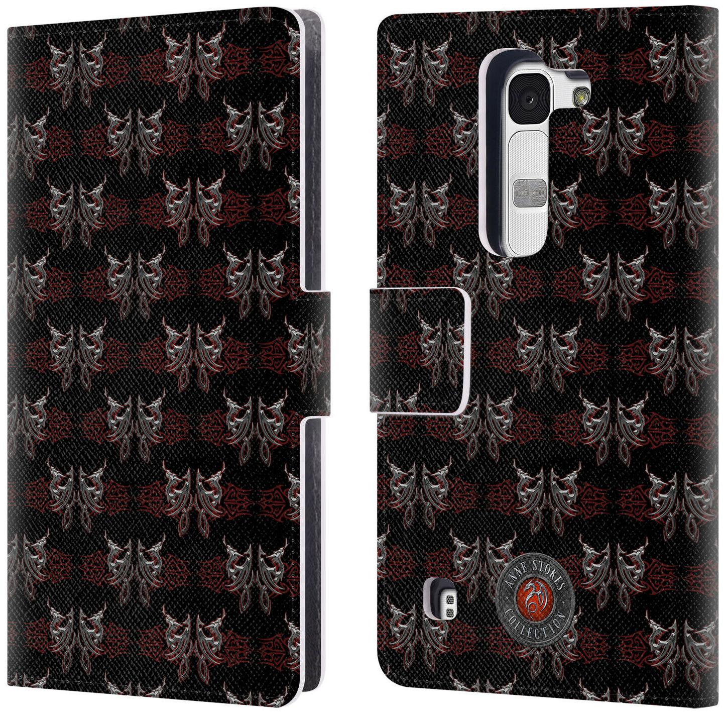 

OFFICIAL ANNE STOKES TRIBAL LEATHER BOOK WALLET CASE COVER FOR LG PHONES 2