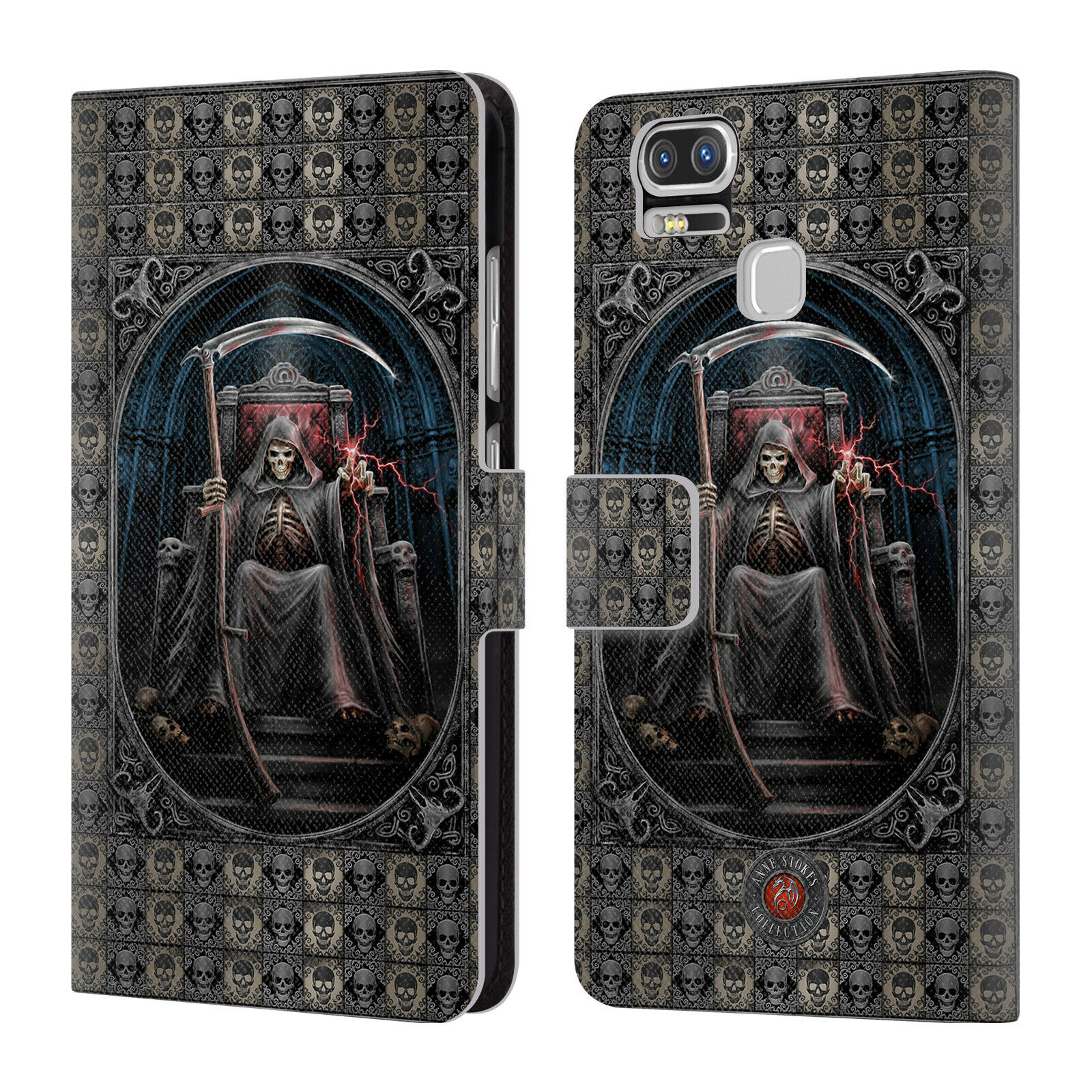 

OFFICIAL ANNE STOKES GOTHIC LEATHER BOOK WALLET CASE FOR ASUS ZENFONE PHONES