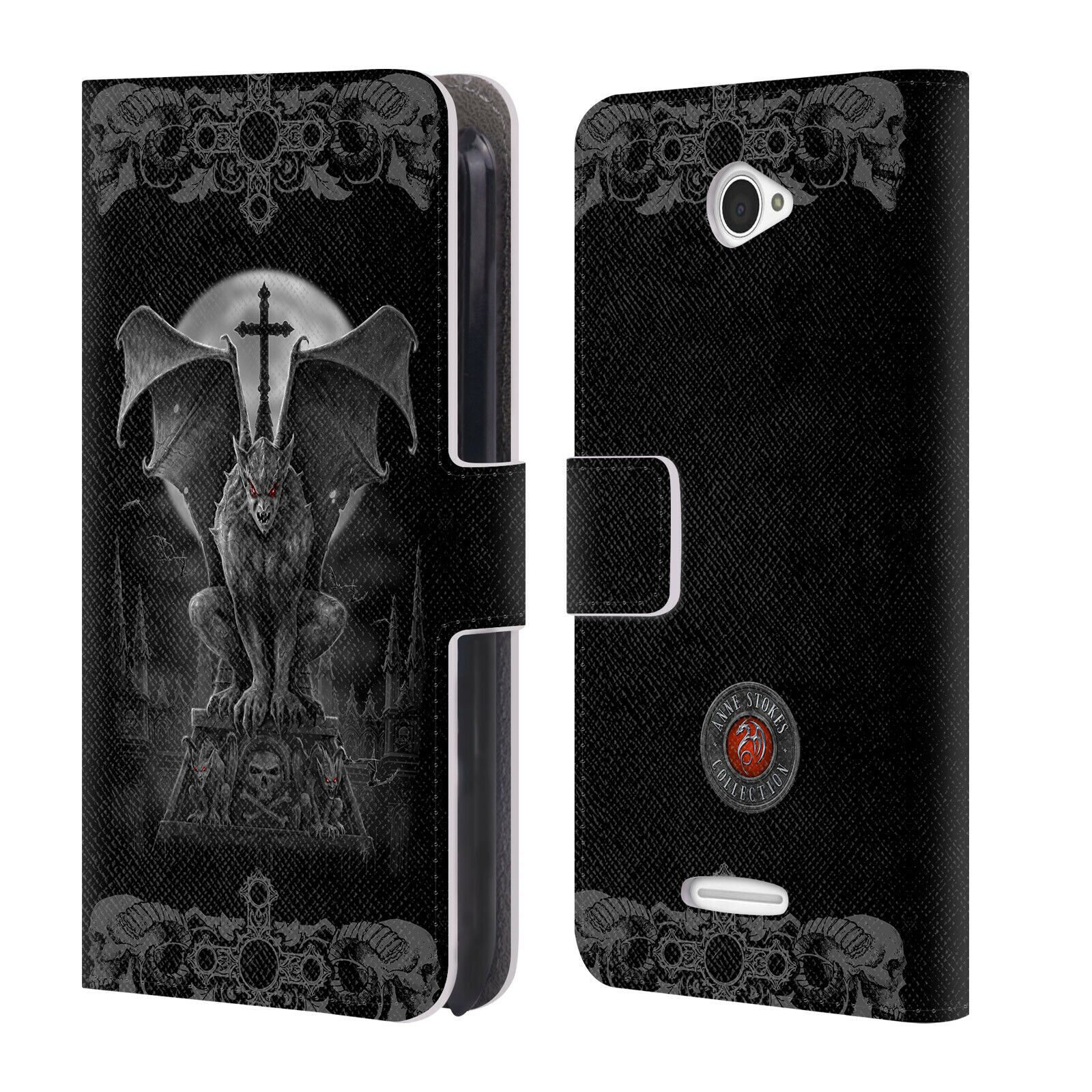 

OFFICIAL ANNE STOKES TRIBAL LEATHER BOOK WALLET CASE COVER FOR SONY PHONES 2