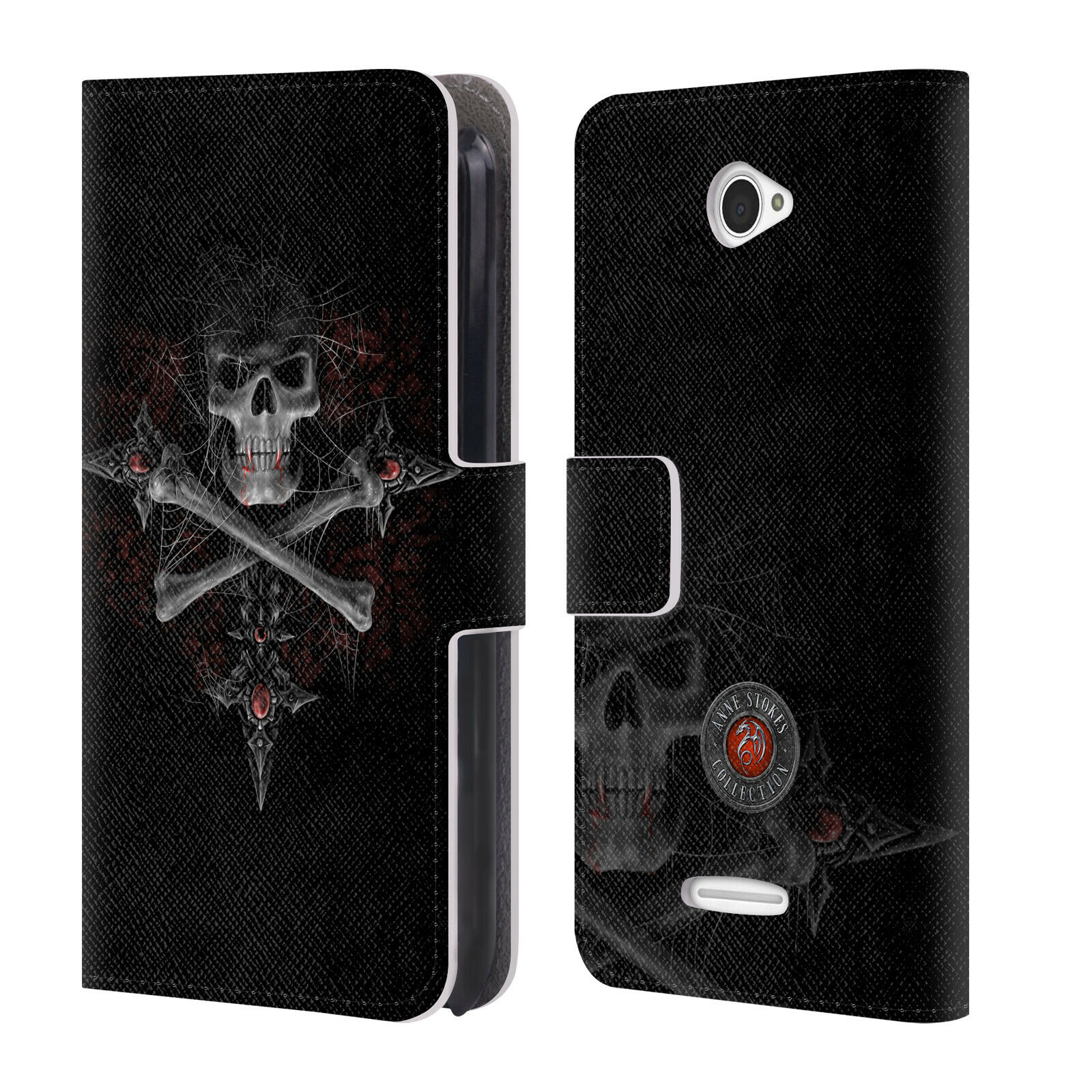 

OFFICIAL ANNE STOKES TRIBAL LEATHER BOOK WALLET CASE COVER FOR SONY PHONES 2