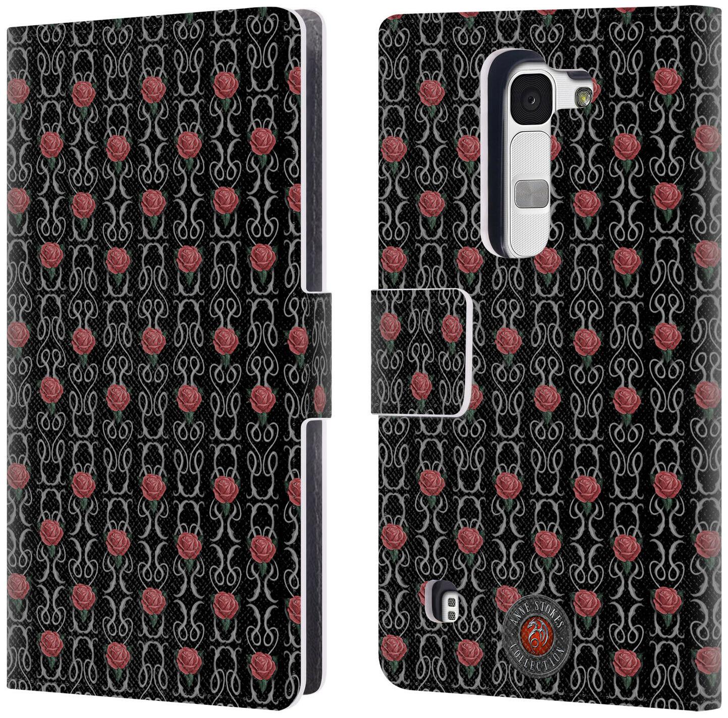 

OFFICIAL ANNE STOKES MOTIF PATTERNS LEATHER BOOK WALLET CASE FOR LG PHONES 2