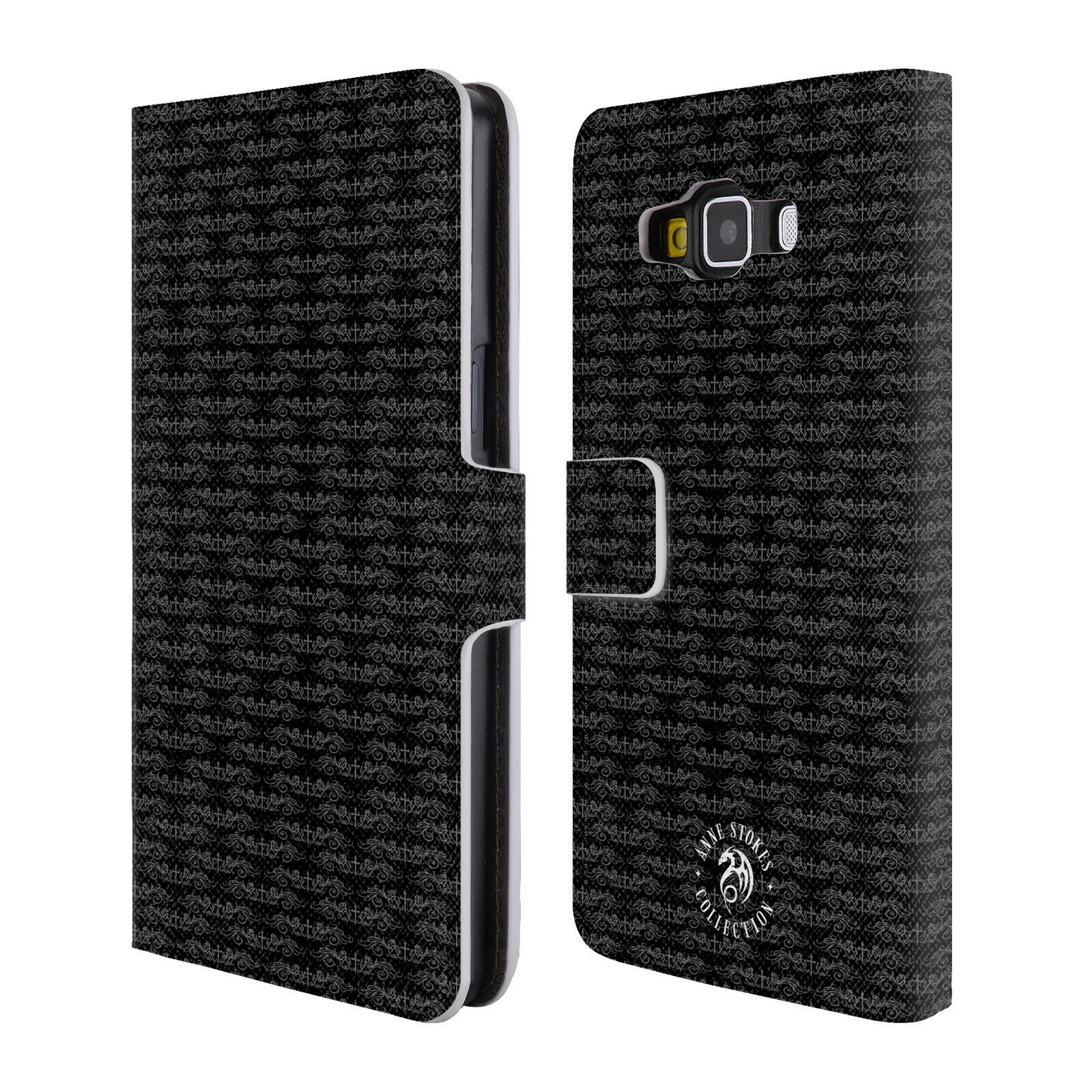 

OFFICIAL ANNE STOKES DARK HEARTS LEATHER BOOK WALLET CASE FOR SAMSUNG PHONES 2