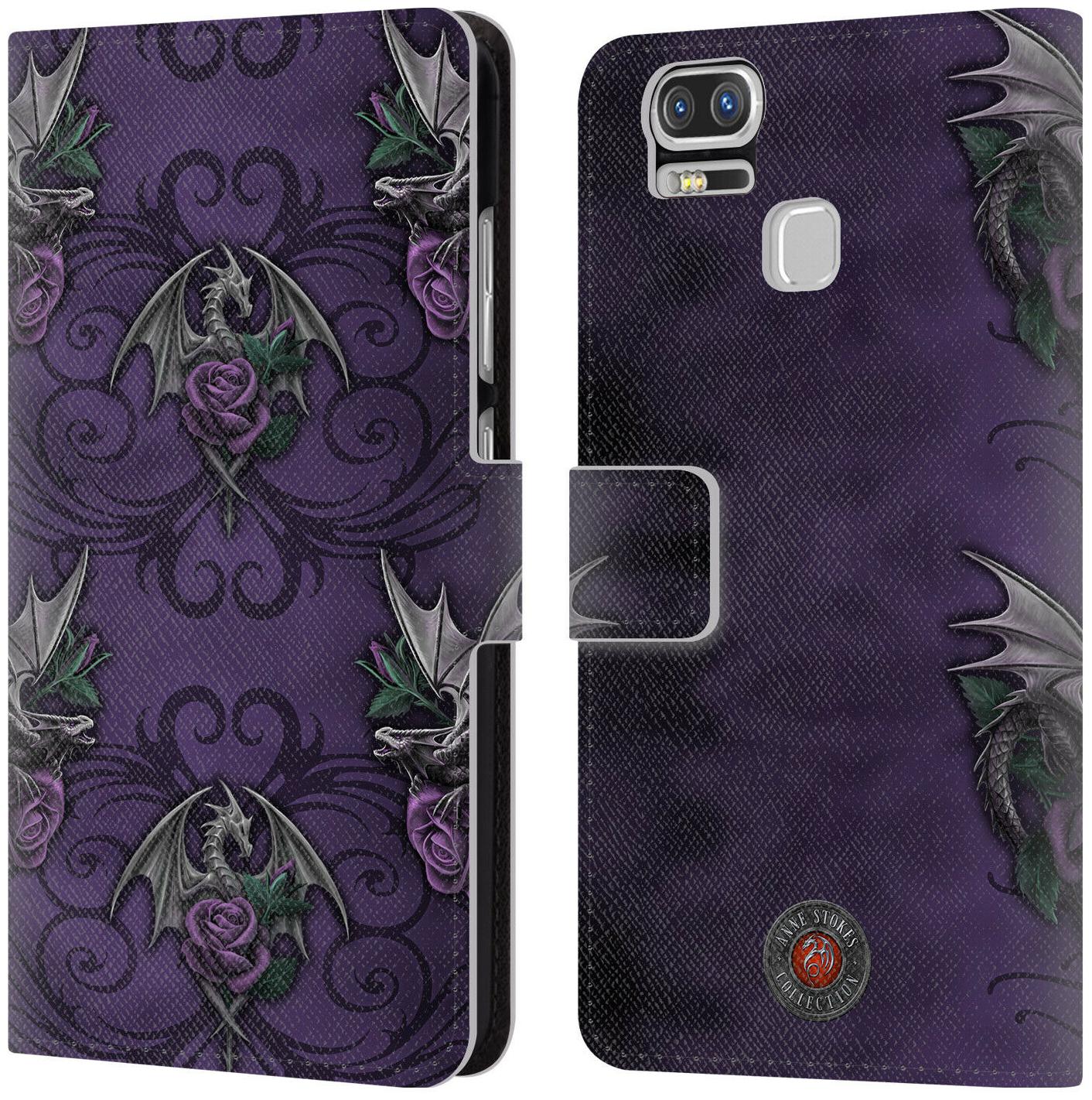 

OFFICIAL ANNE STOKES DRAGONS 3 LEATHER BOOK CASE FOR ASUS ZENFONE PHONES