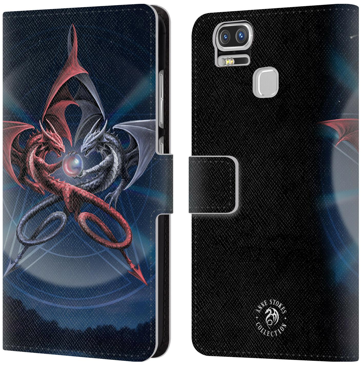 

OFFICIAL ANNE STOKES DRAGONS 3 LEATHER BOOK CASE FOR ASUS ZENFONE PHONES