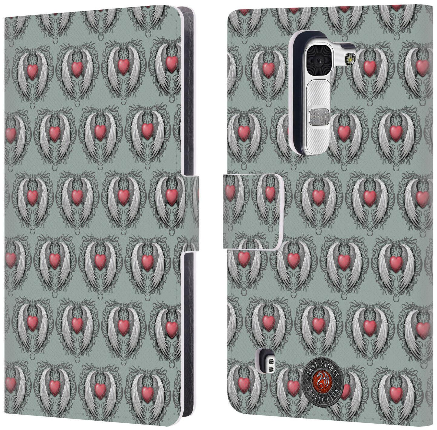 

OFFICIAL ANNE STOKES MOTIF PATTERNS LEATHER BOOK WALLET CASE FOR LG PHONES 2