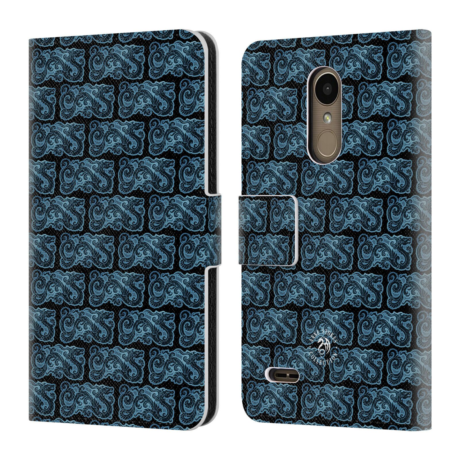 

OFFICIAL ANNE STOKES MOTIF PATTERNS LEATHER BOOK WALLET CASE FOR LG PHONES 1