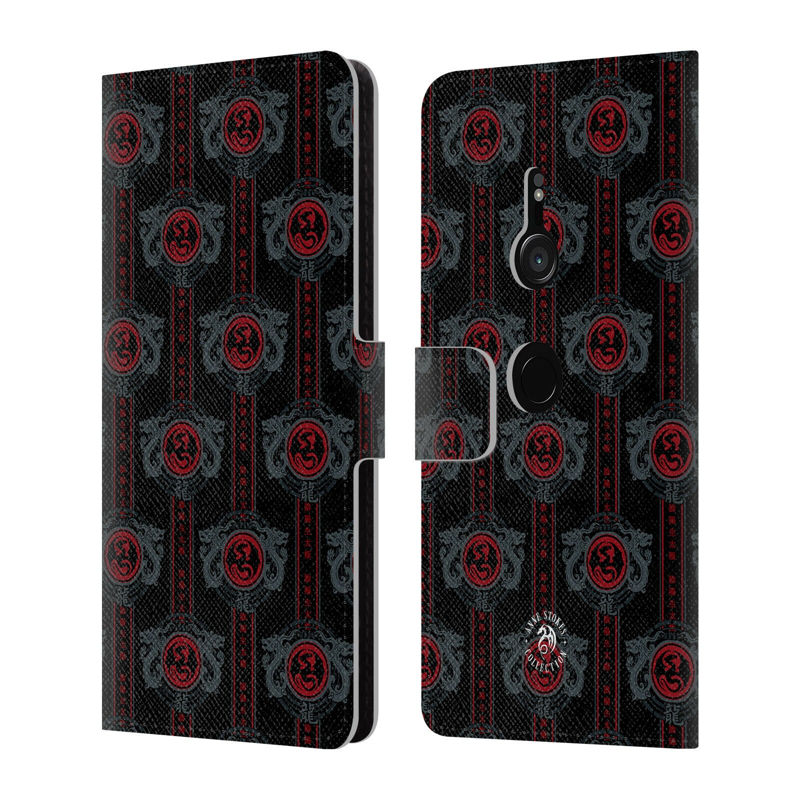 

OFFICIAL ANNE STOKES MOTIF PATTERNS LEATHER BOOK WALLET CASE FOR SONY PHONES 1