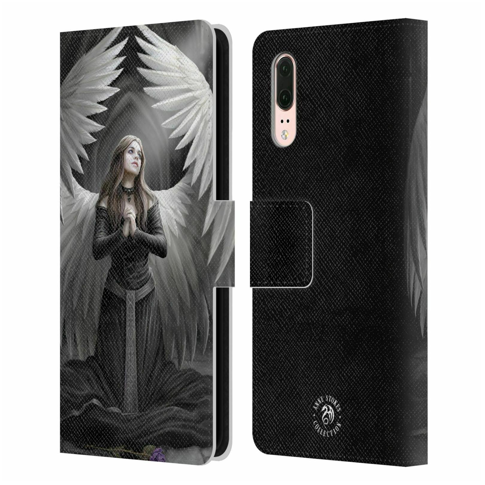 

OFFICIAL ANNE STOKES ANGELS LEATHER BOOK WALLET CASE COVER FOR HUAWEI PHONES