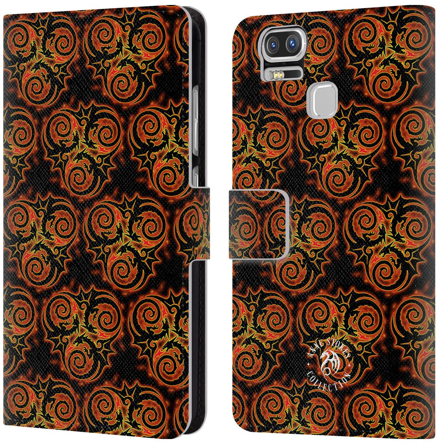 

OFFICIAL ANNE STOKES FIRE TRIBAL LEATHER BOOK CASE FOR ASUS ZENFONE PHONES