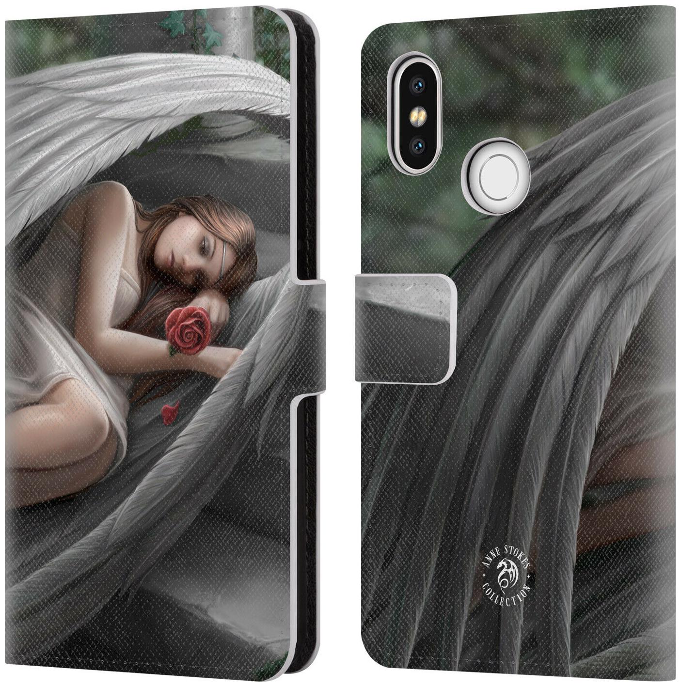 

OFFICIAL ANNE STOKES ANGELS LEATHER BOOK WALLET CASE COVER FOR XIAOMI PHONES