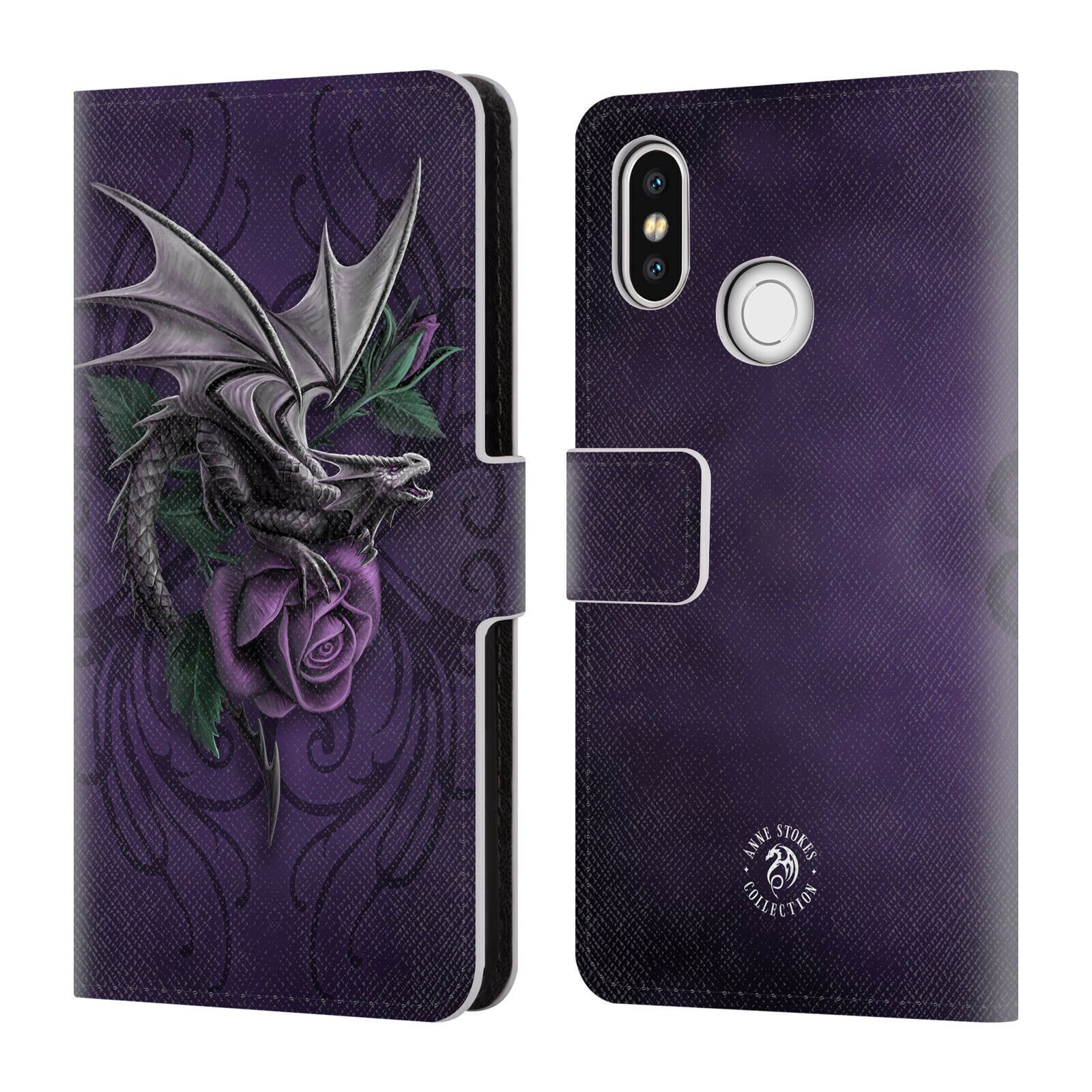 

OFFICIAL ANNE STOKES DRAGONS 3 LEATHER BOOK WALLET CASE COVER FOR XIAOMI PHONES