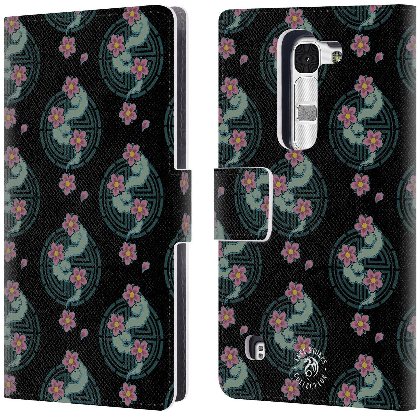 

OFFICIAL ANNE STOKES MOTIF PATTERNS LEATHER BOOK WALLET CASE FOR LG PHONES 2