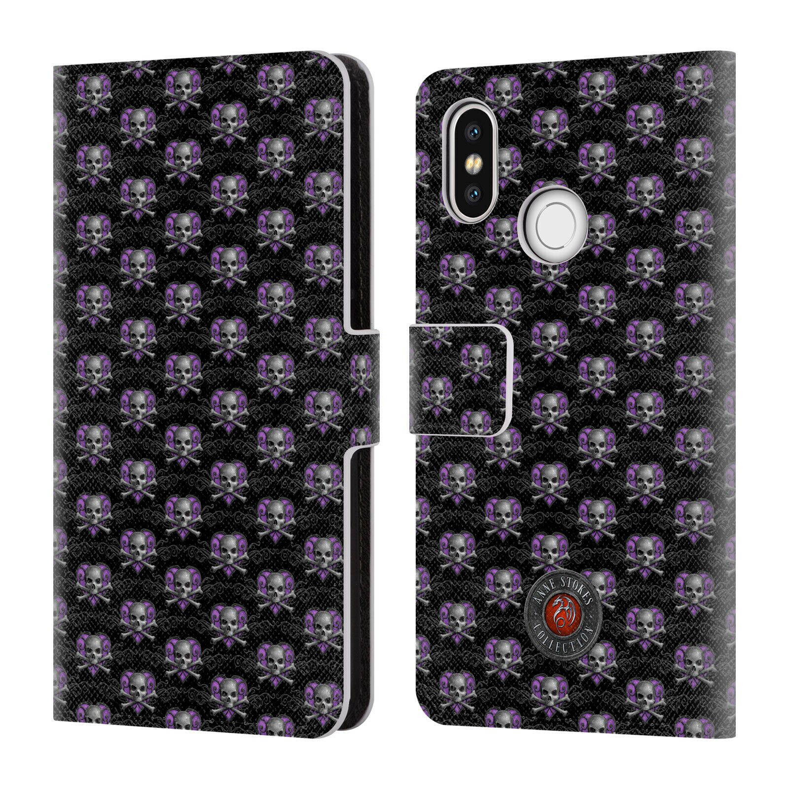 

OFFICIAL ANNE STOKES DARK HEARTS LEATHER BOOK WALLET CASE FOR XIAOMI PHONES
