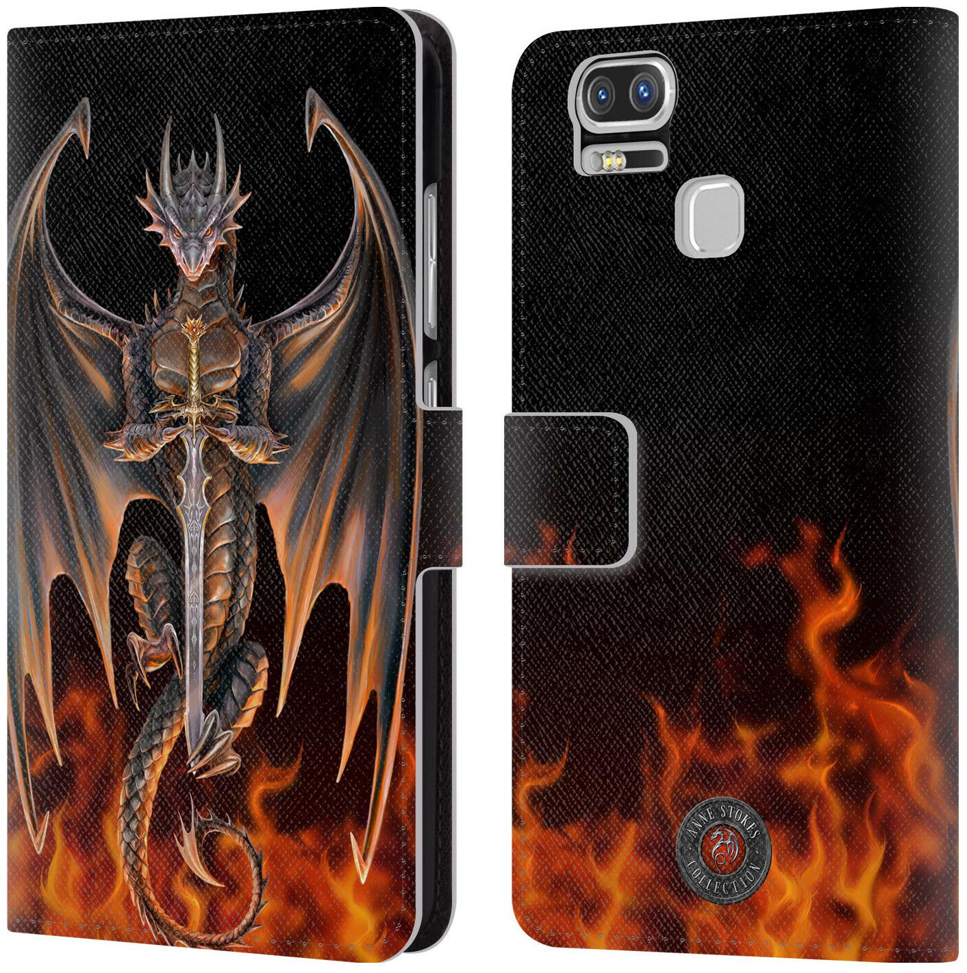 

OFFICIAL ANNE STOKES DRAGONS 3 LEATHER BOOK CASE FOR ASUS ZENFONE PHONES