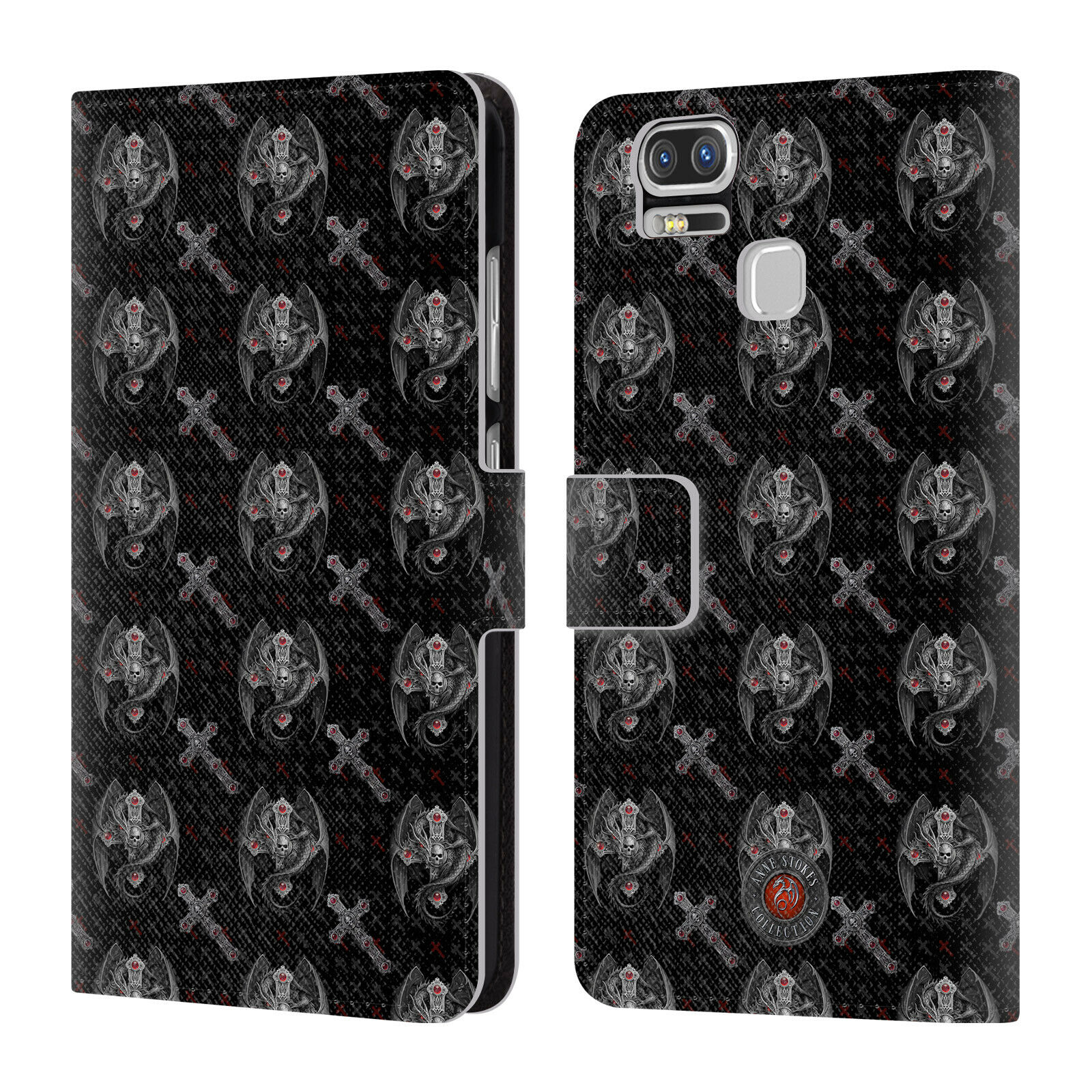 

OFFICIAL ANNE STOKES GOTHIC LEATHER BOOK WALLET CASE FOR ASUS ZENFONE PHONES