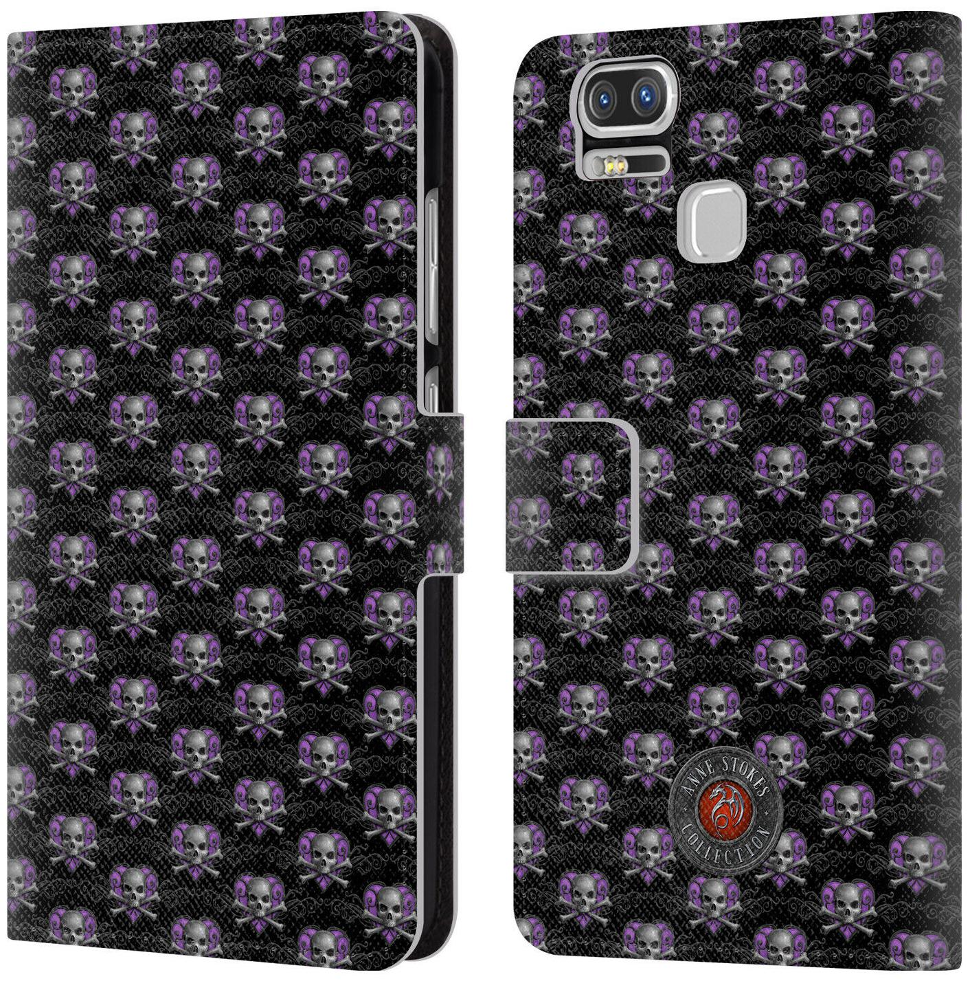 

OFFICIAL ANNE STOKES DARK HEARTS LEATHER BOOK CASE FOR ASUS ZENFONE PHONES