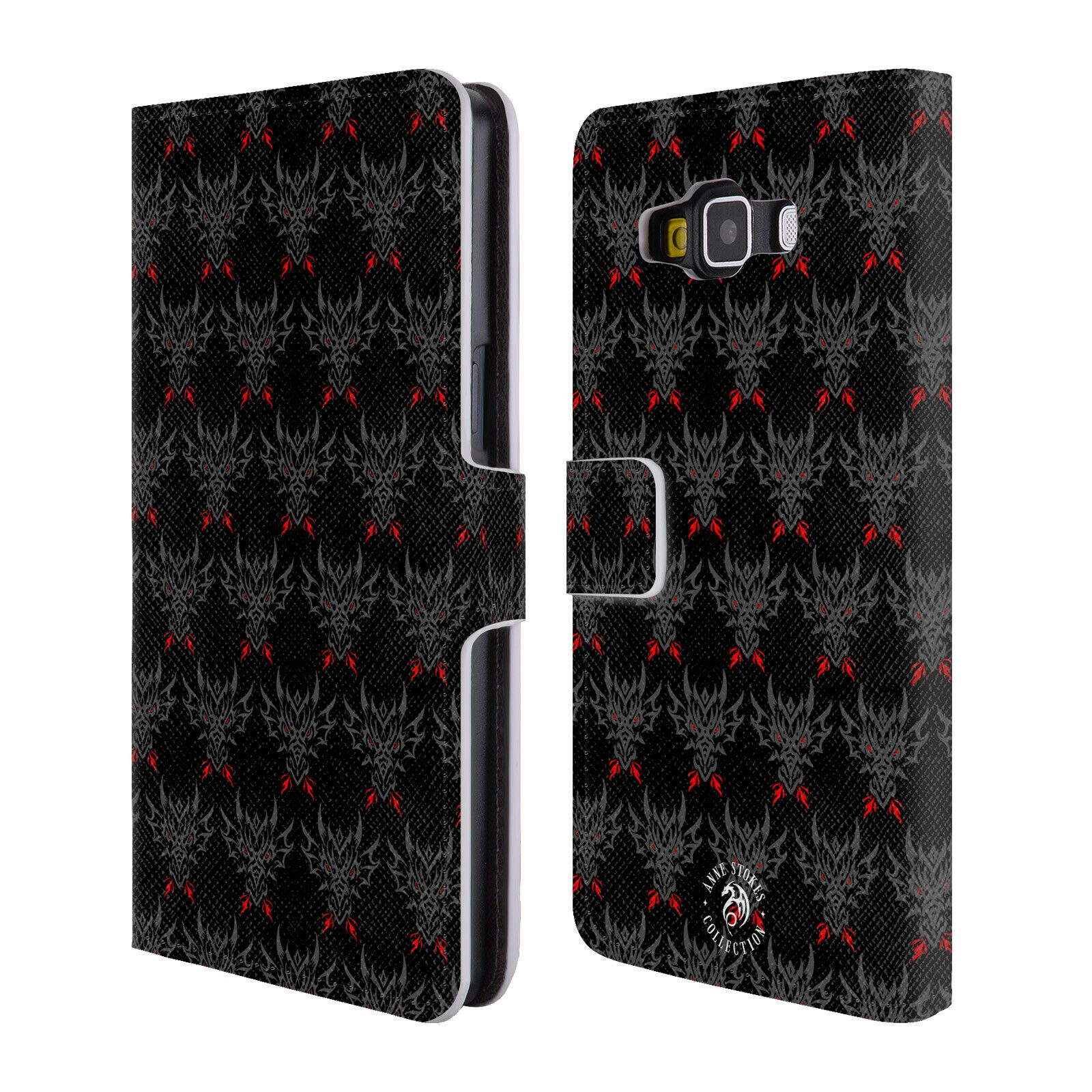 

OFFICIAL ANNE STOKES MOTIF PATTERNS LEATHER BOOK CASE FOR SAMSUNG PHONES 2