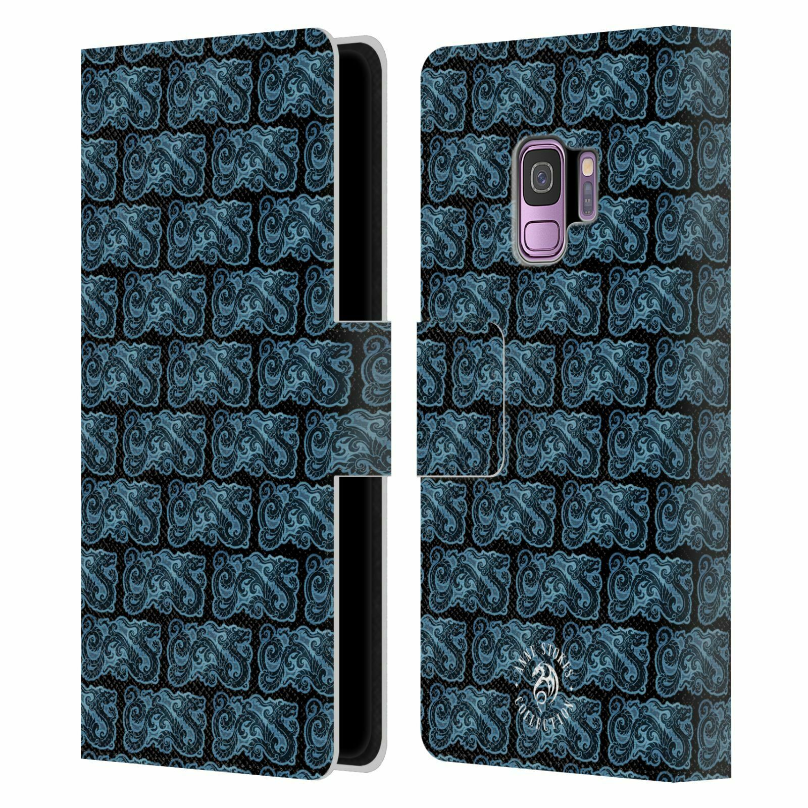 

OFFICIAL ANNE STOKES MOTIF PATTERNS LEATHER BOOK CASE FOR SAMSUNG PHONES 1