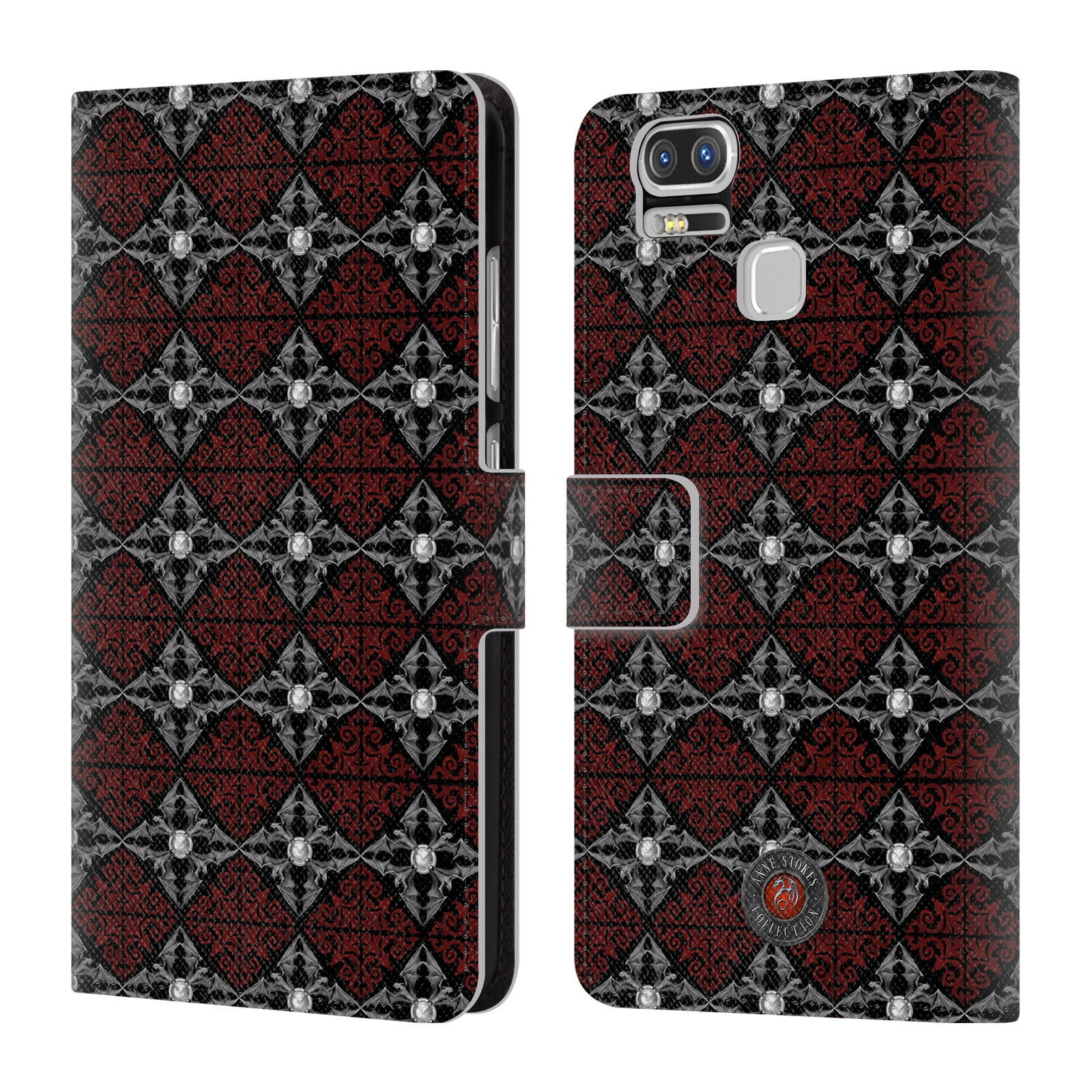

OFFICIAL ANNE STOKES GOTHIC LEATHER BOOK WALLET CASE FOR ASUS ZENFONE PHONES